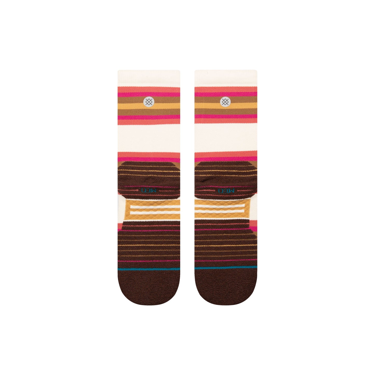Stance Steady Crew Socken Magenta