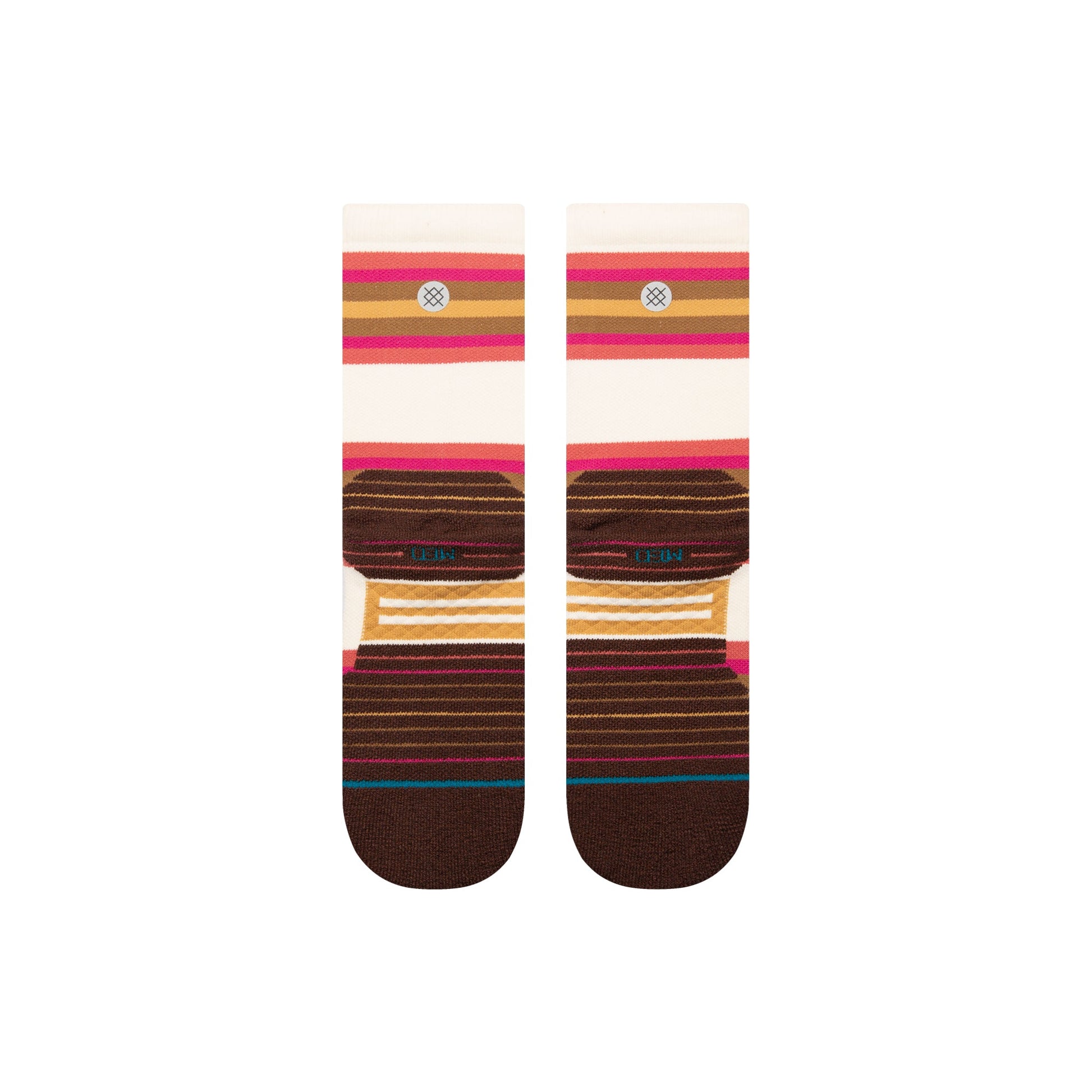 Stance Steady Crew Socken Magenta