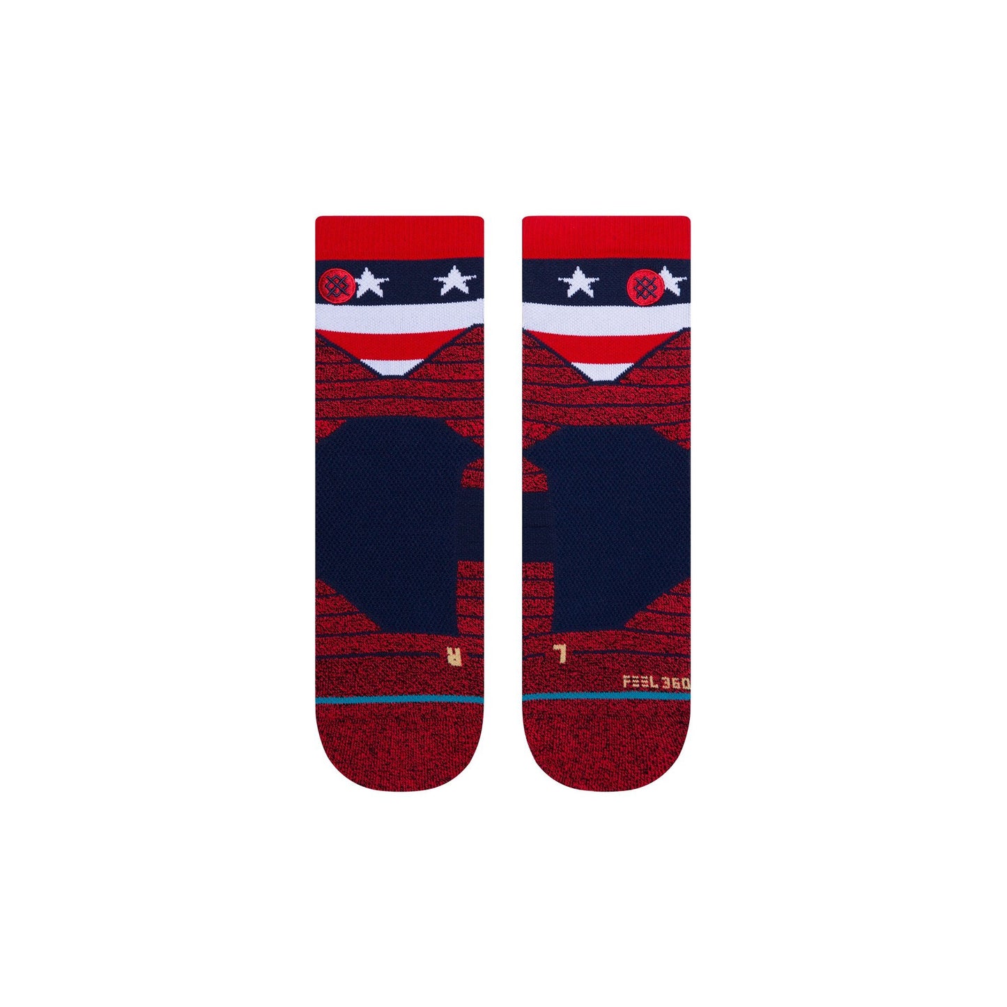 Stance AMERICAN QUARTER Rot