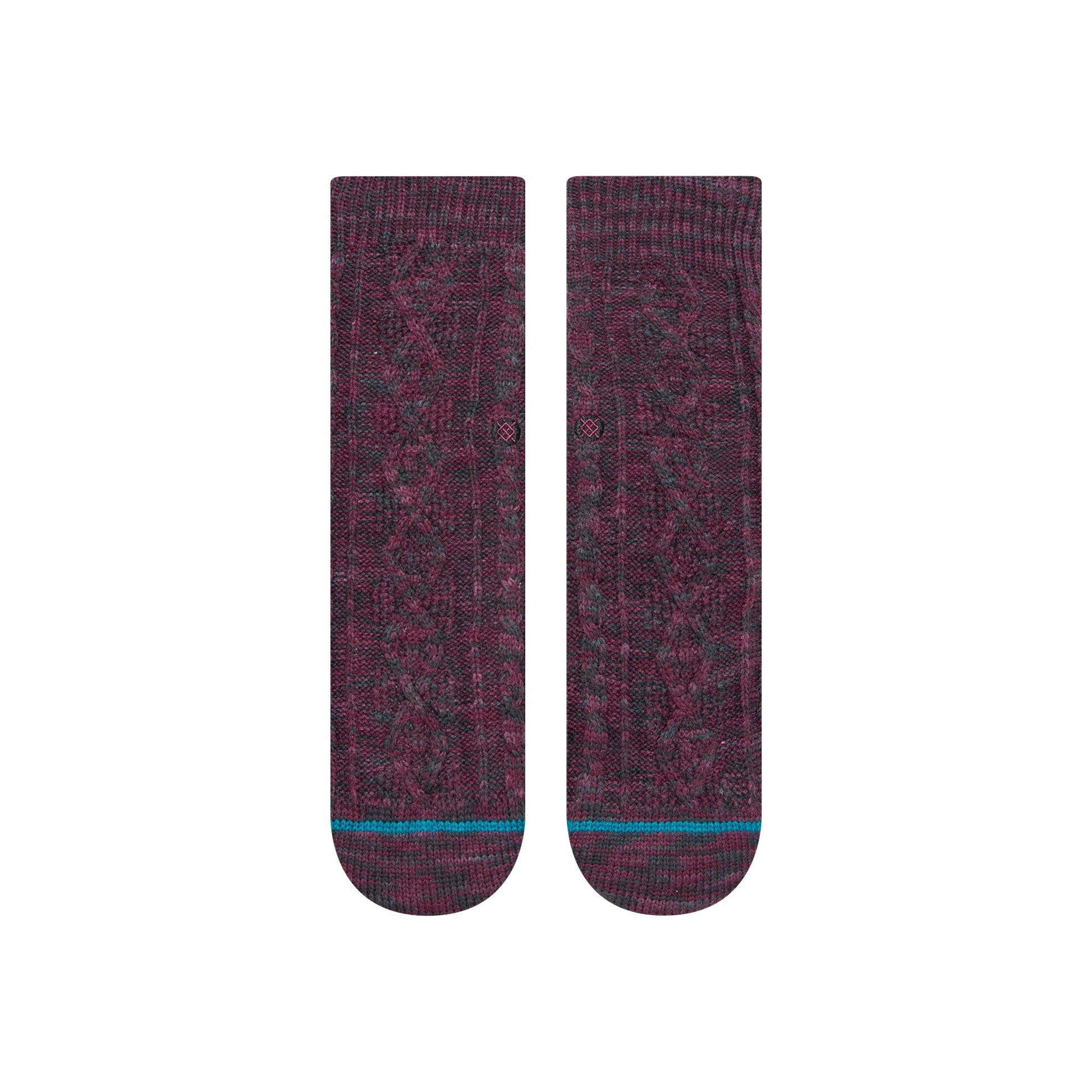 Stance Habitat Slipper Socken Burgunderrot