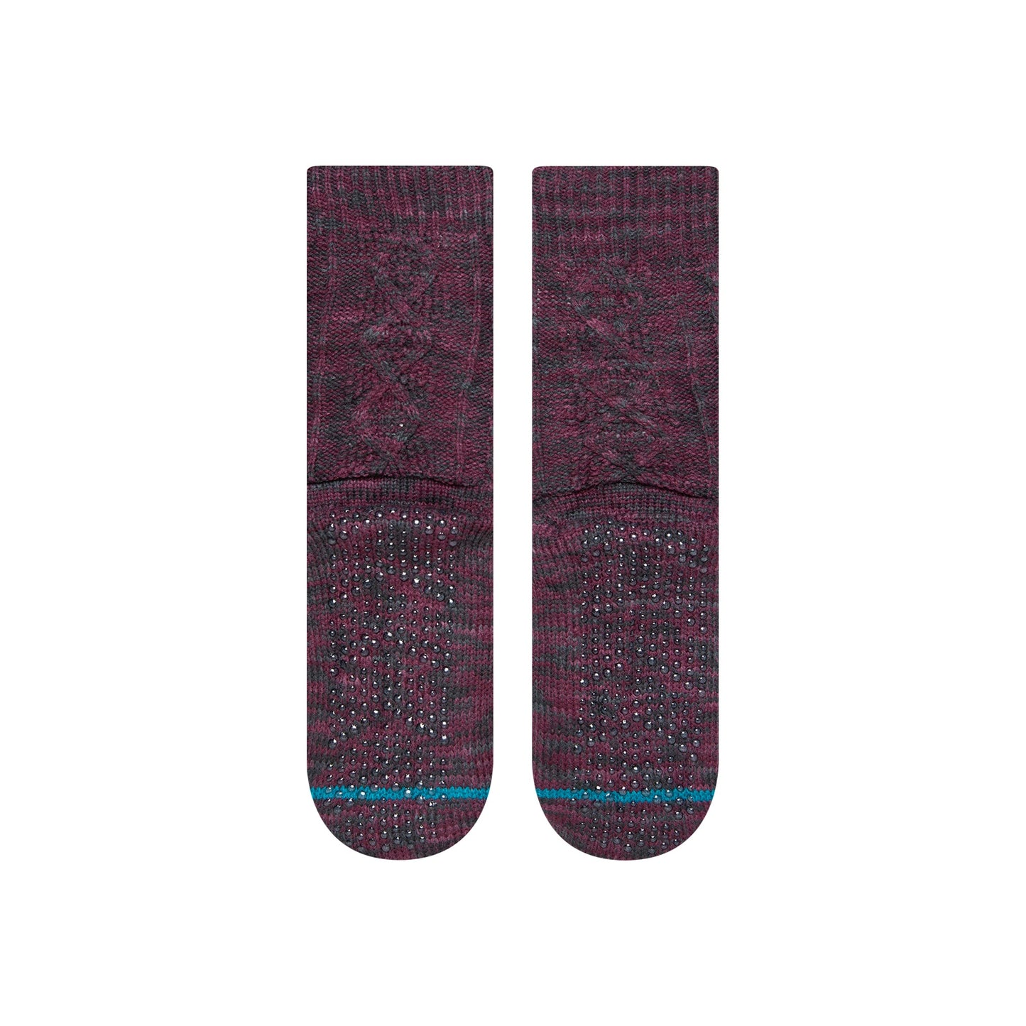 Stance Habitat Slipper Socken Burgunderrot