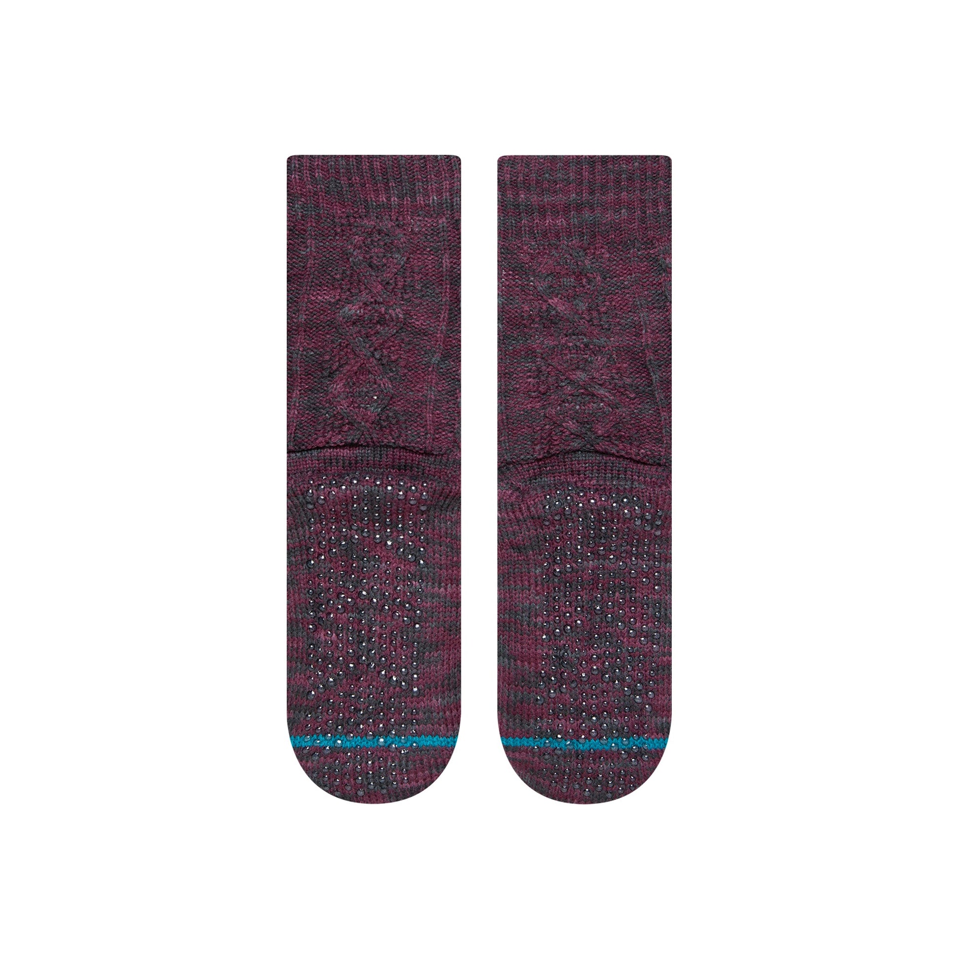 Stance Habitat Slipper Socken Burgunderrot