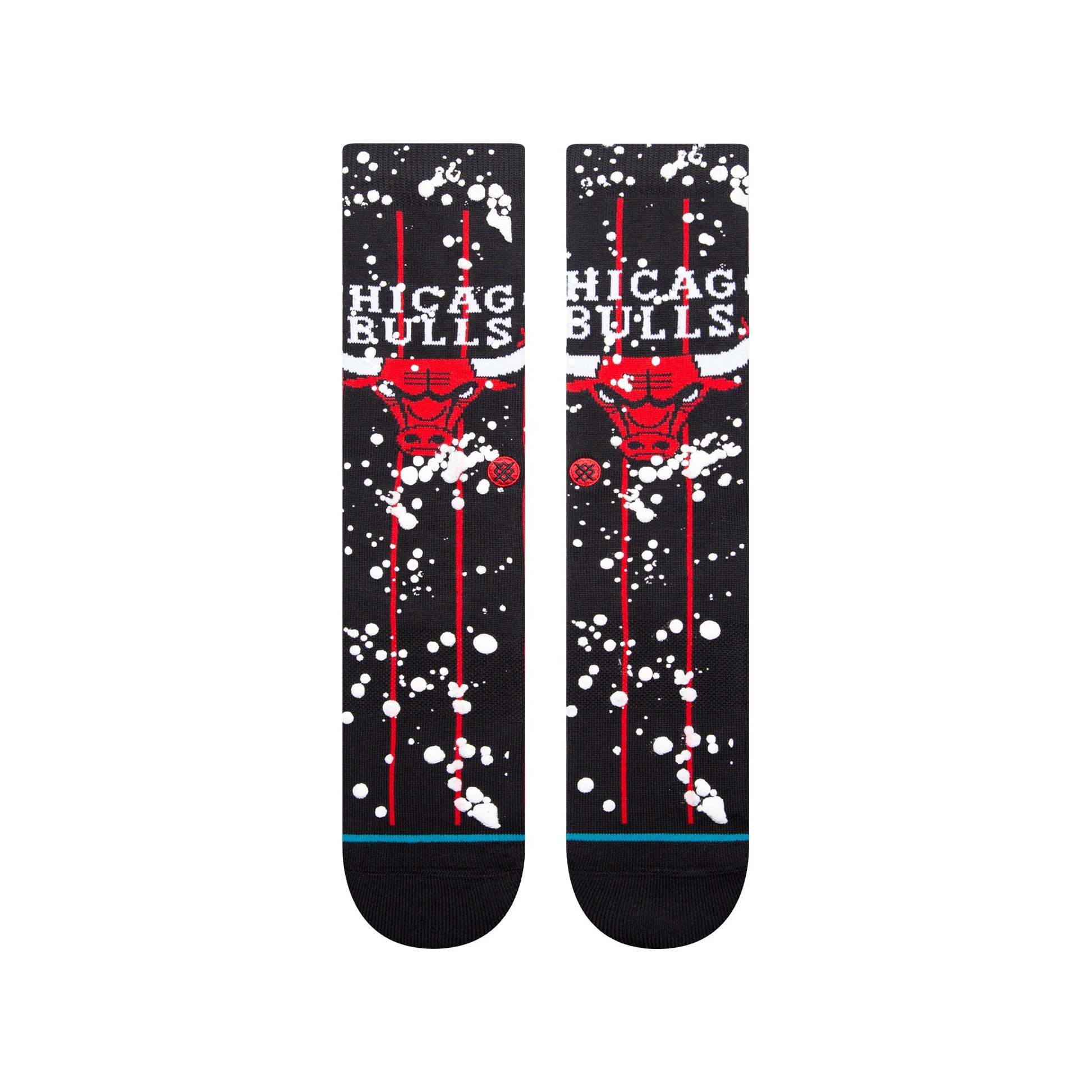 Stance Overspray Chicago Bulls Crew Socken Schwarz