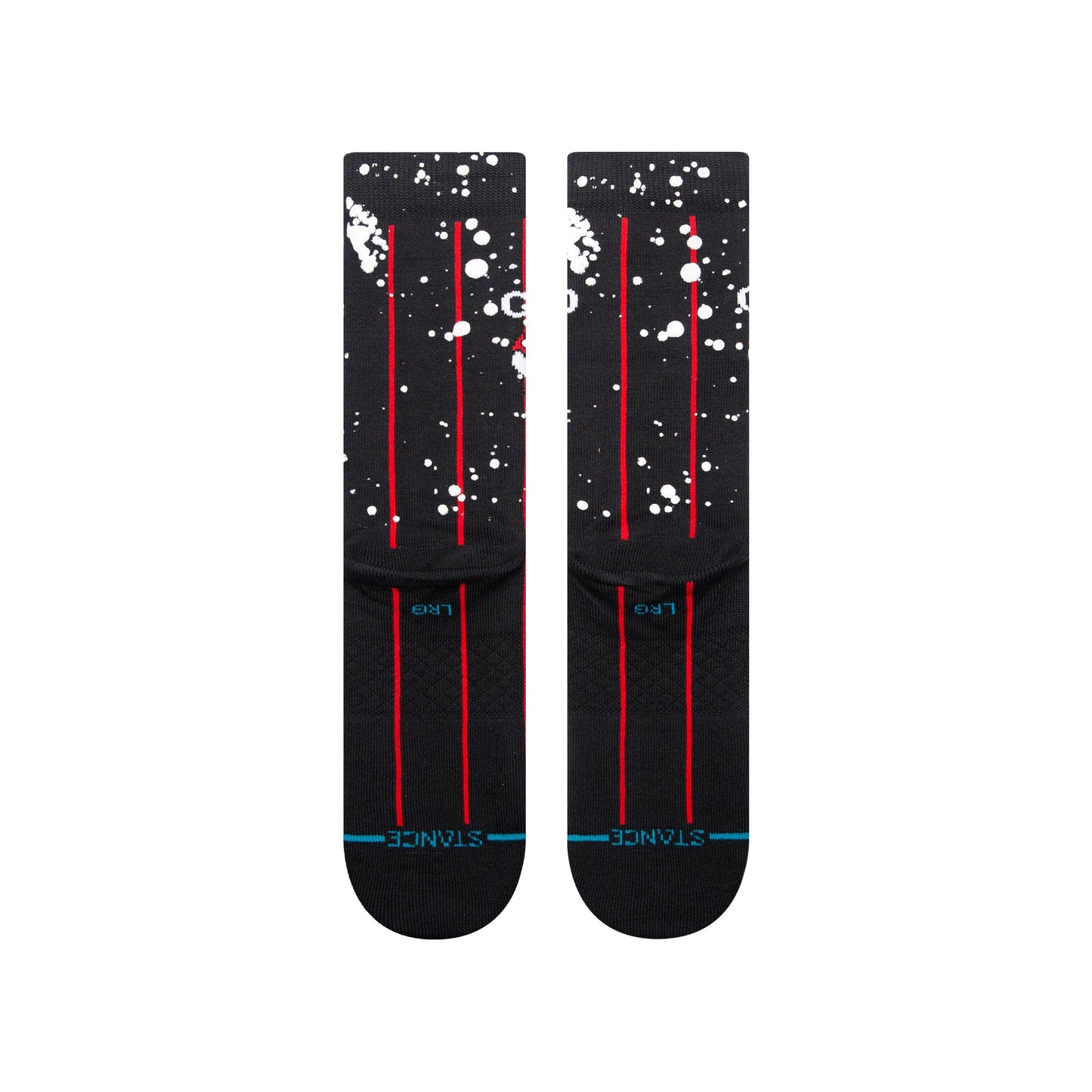 Stance Overspray Chicago Bulls Crew Socken Schwarz