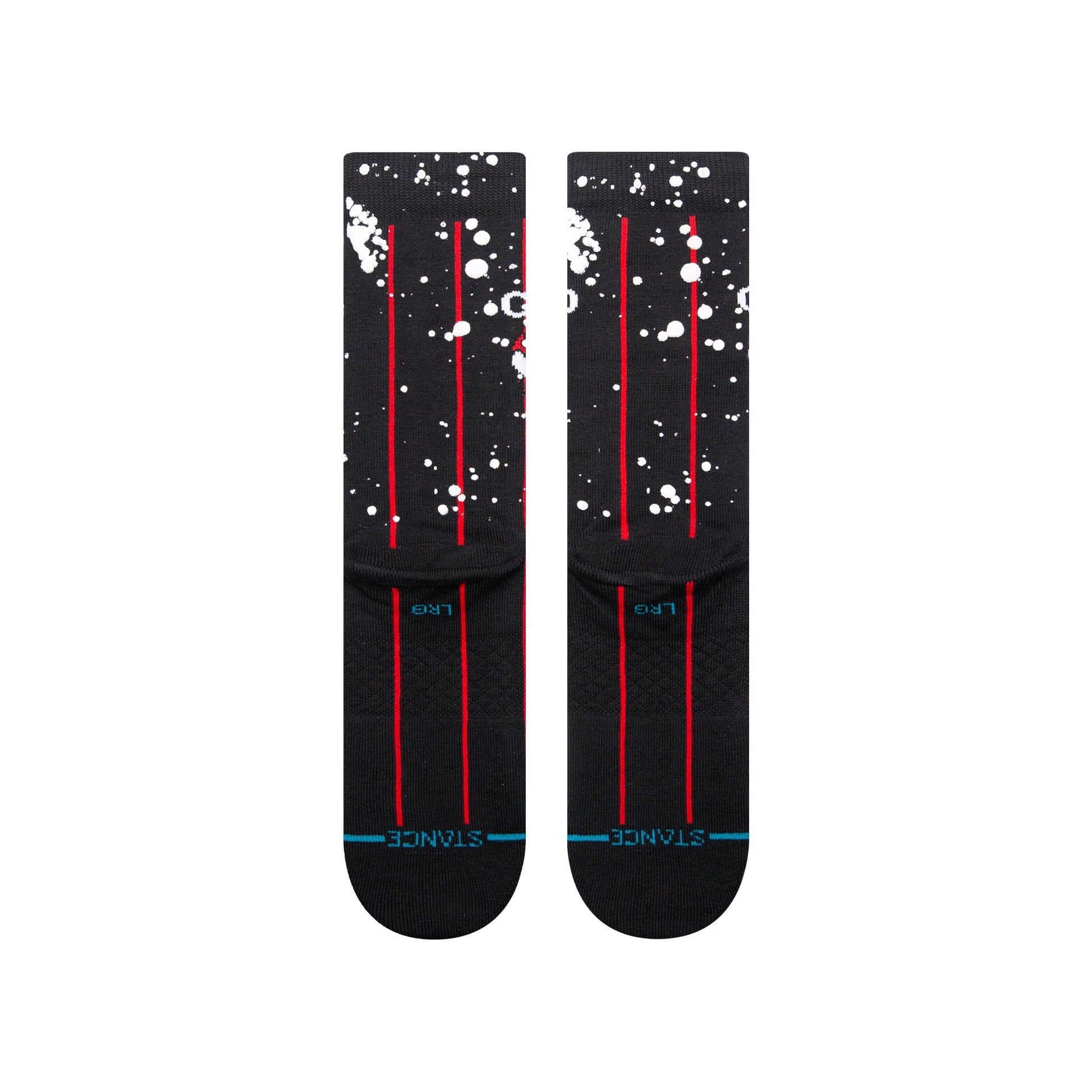 Stance Overspray Chicago Bulls Crew Socken Schwarz