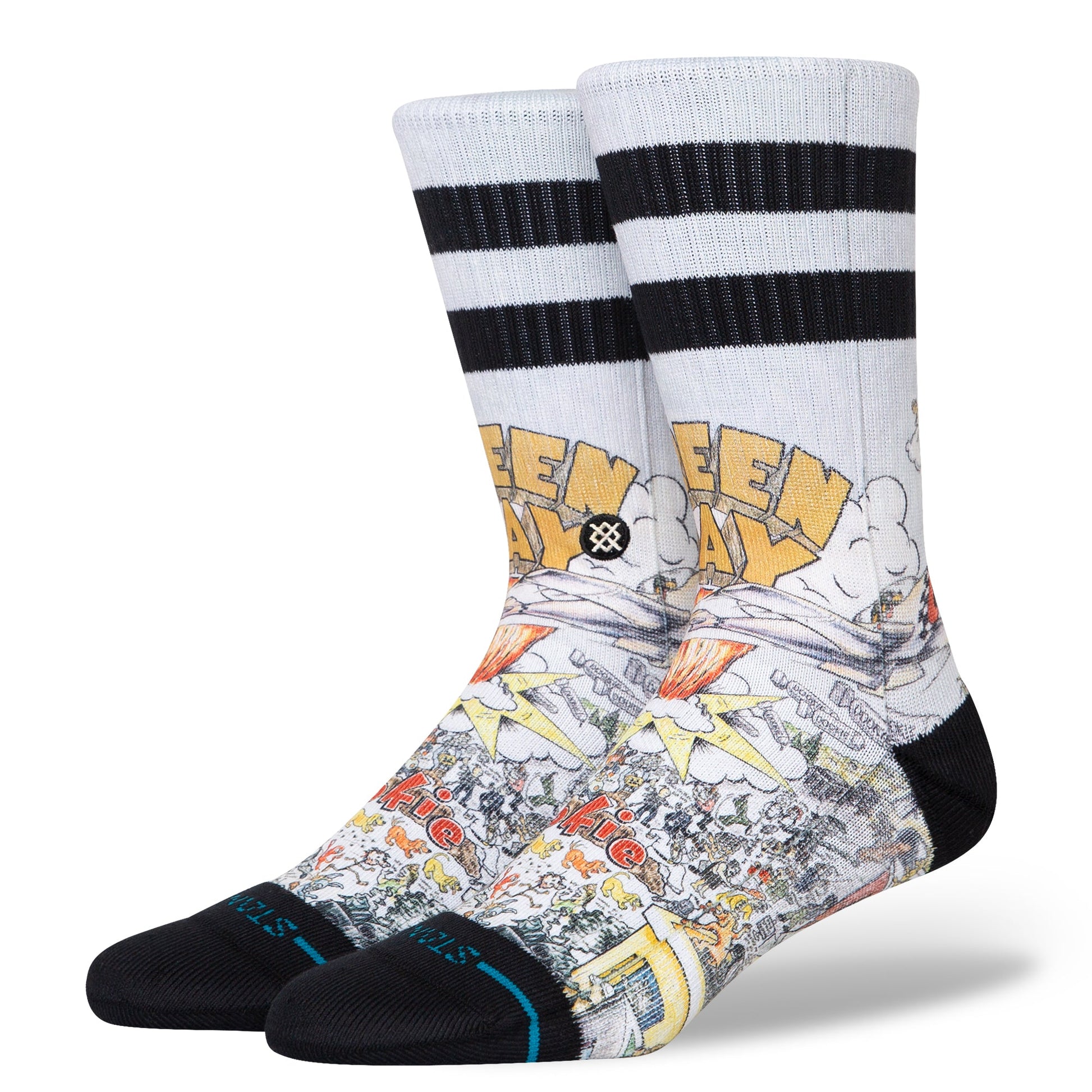 Stance Basket Case Crew Socken Bunt