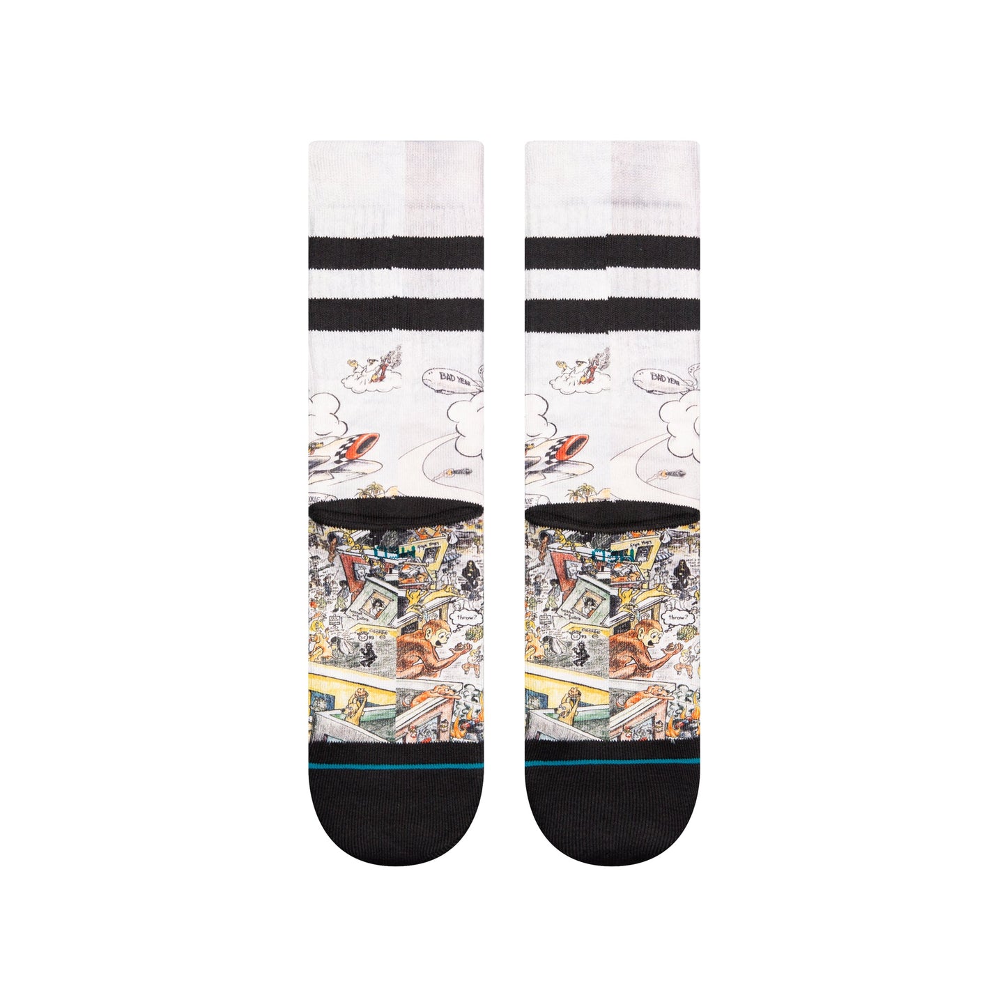 Stance Basket Case Crew Socken Bunt