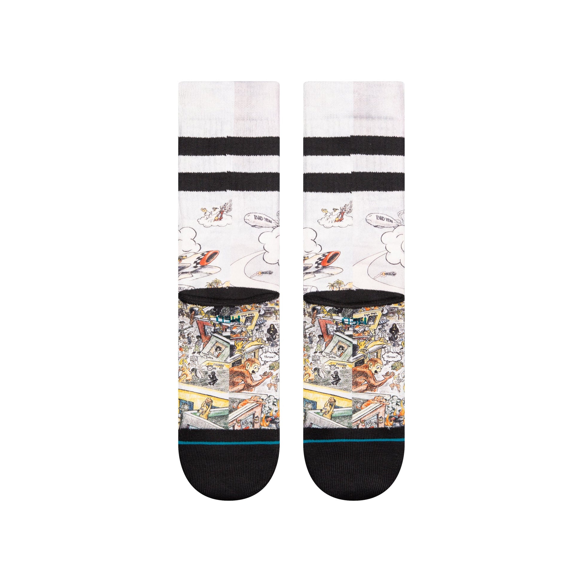 Stance Basket Case Crew Socken Bunt