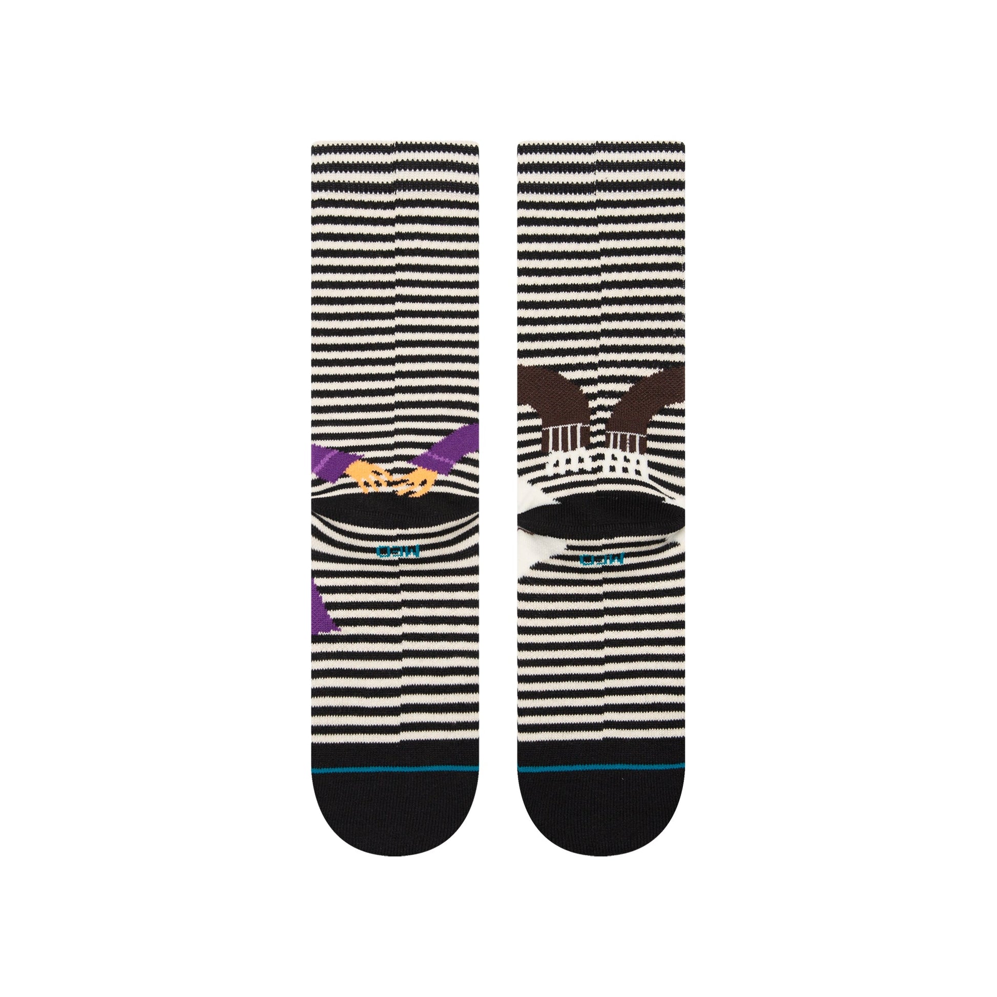 Stance Oompa Loompa Crew Socken Schwarz Weiß