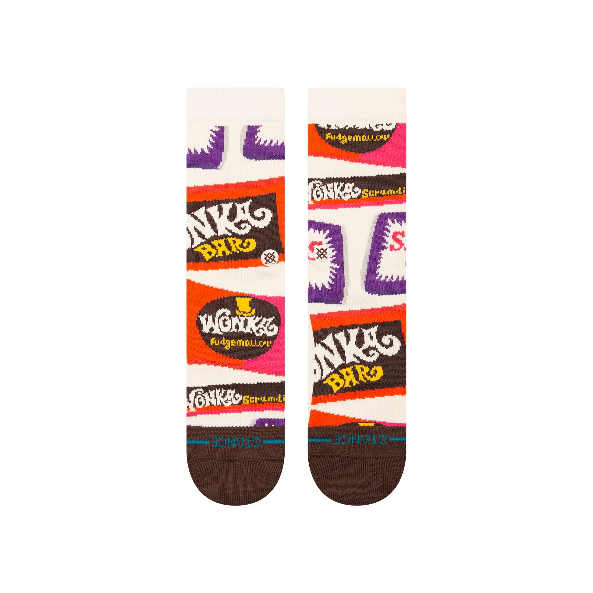 Stance Wonka Bars Crew Socken Braun