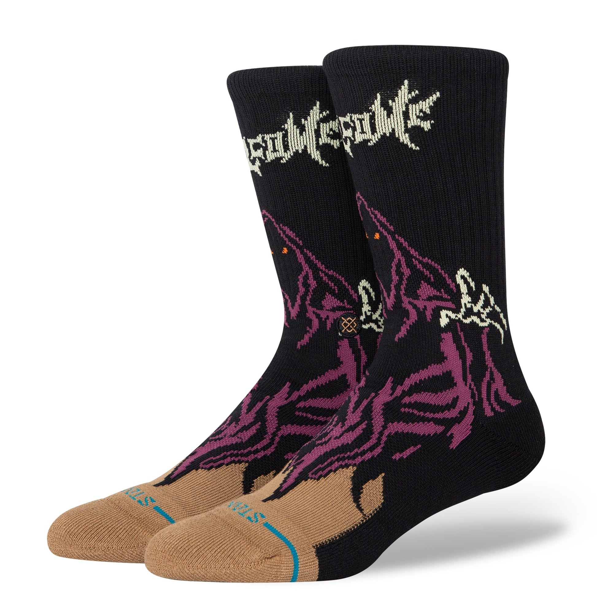 Stance Welcome Skelly Crew Socken Schwarz