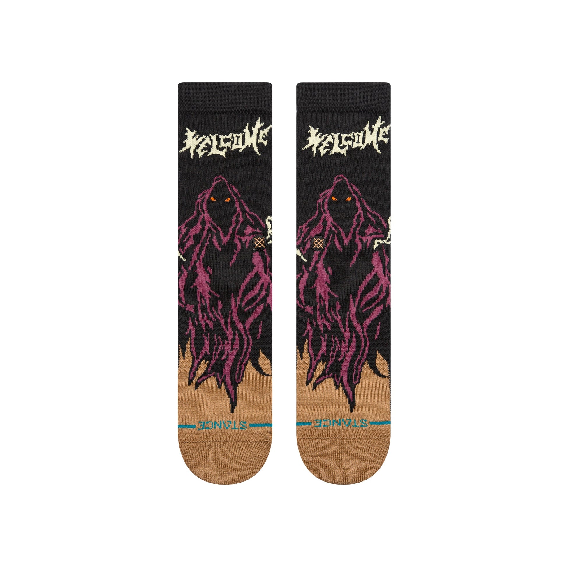 Stance Welcome Skelly Crew Socken Schwarz