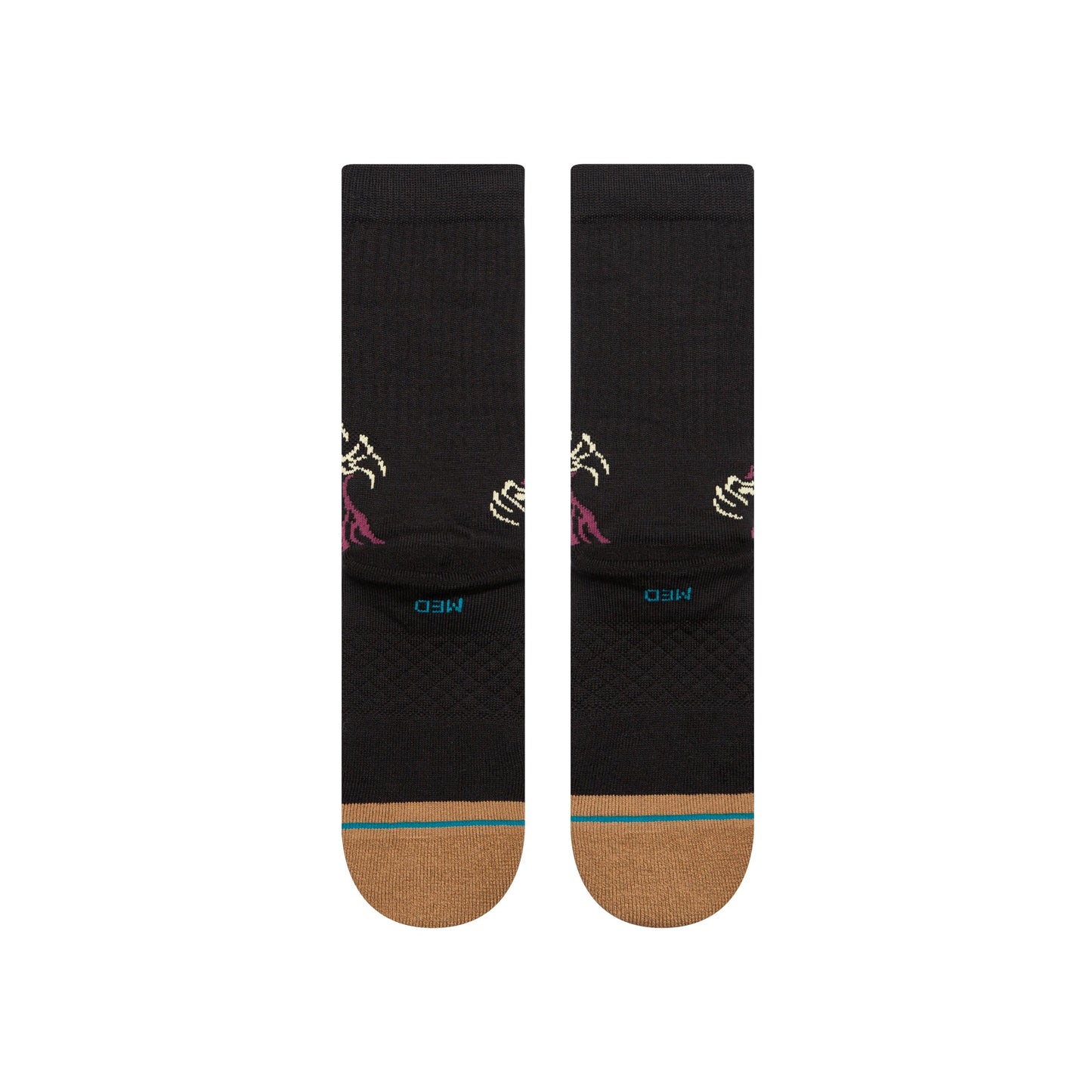Stance Welcome Skelly Crew Socken Schwarz