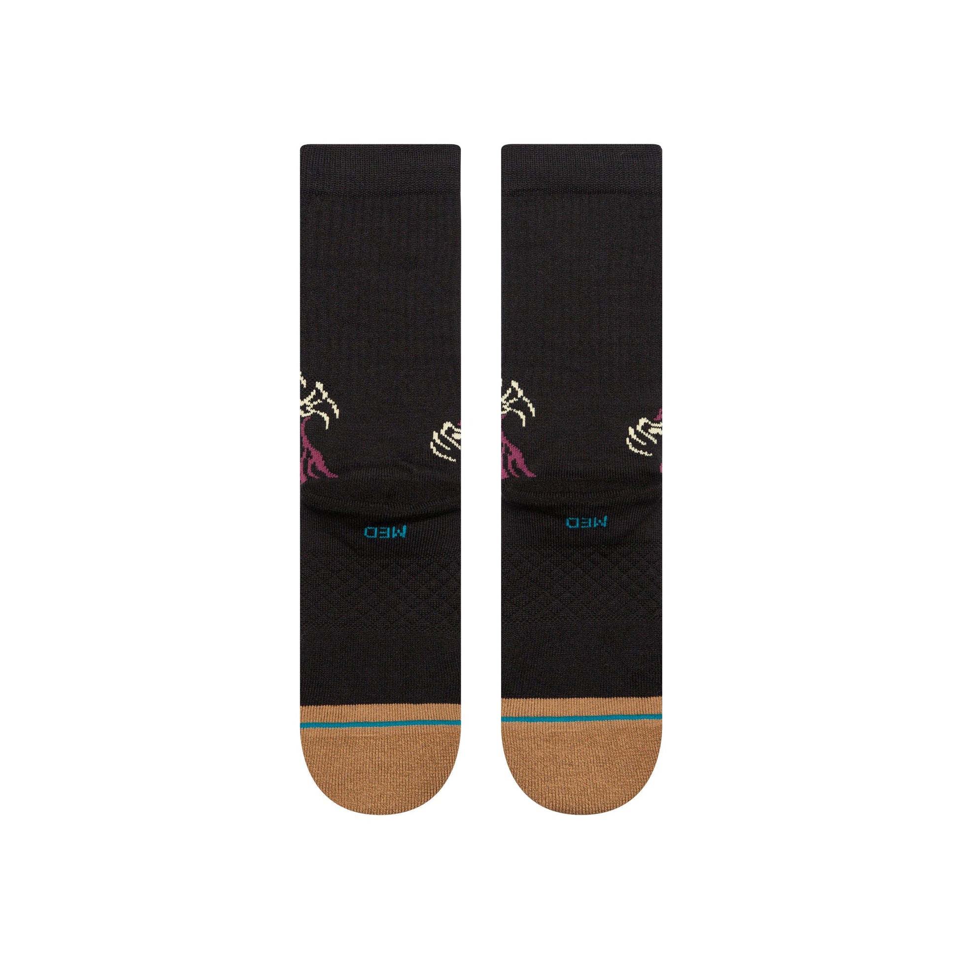 Stance Welcome Skelly Crew Socken Schwarz
