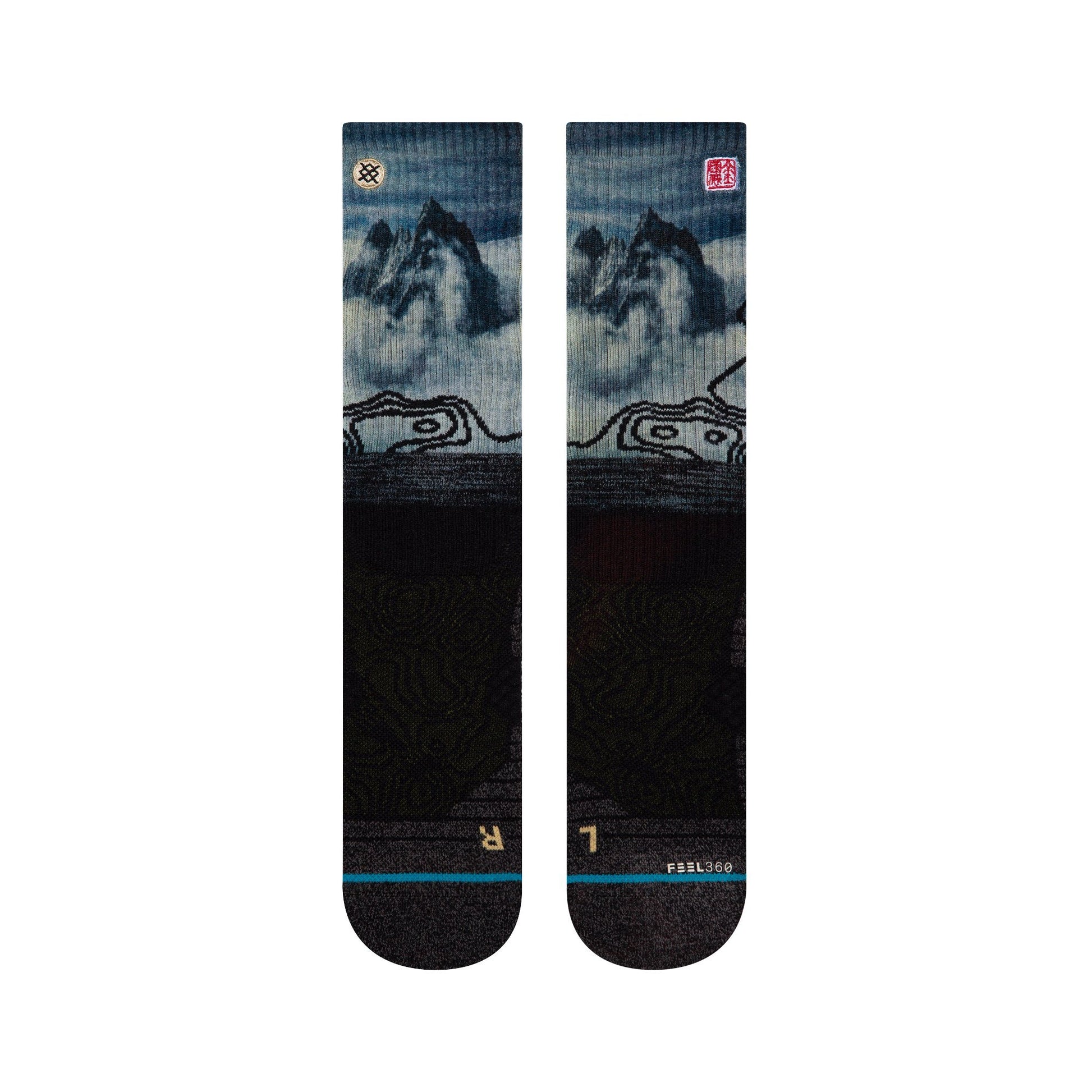 Stance Socks ALTITUDE CREW Schwarz