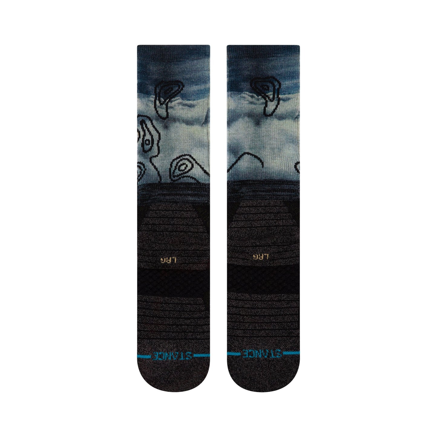 Stance Socks ALTITUDE CREW Schwarz
