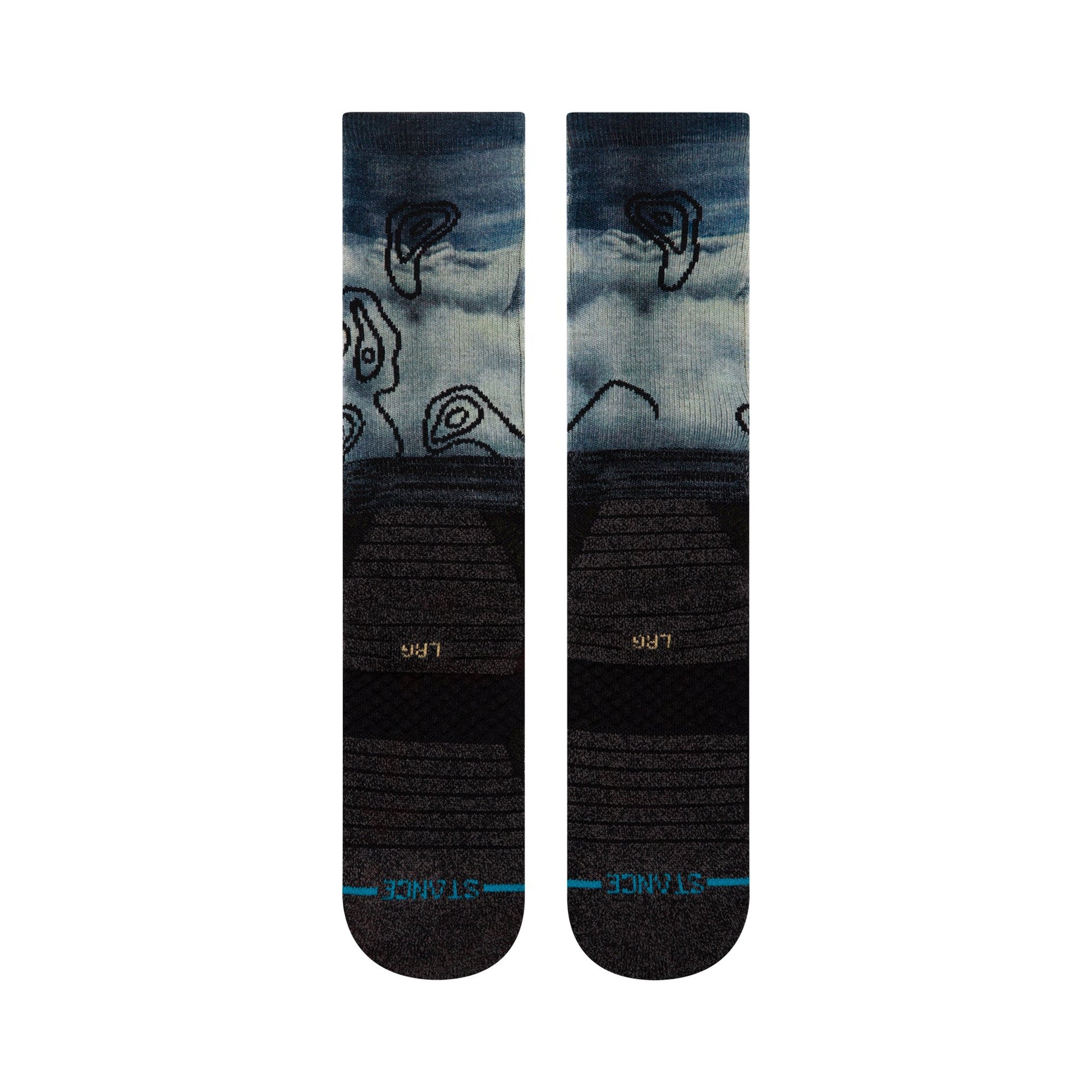 Stance Socks ALTITUDE CREW Schwarz