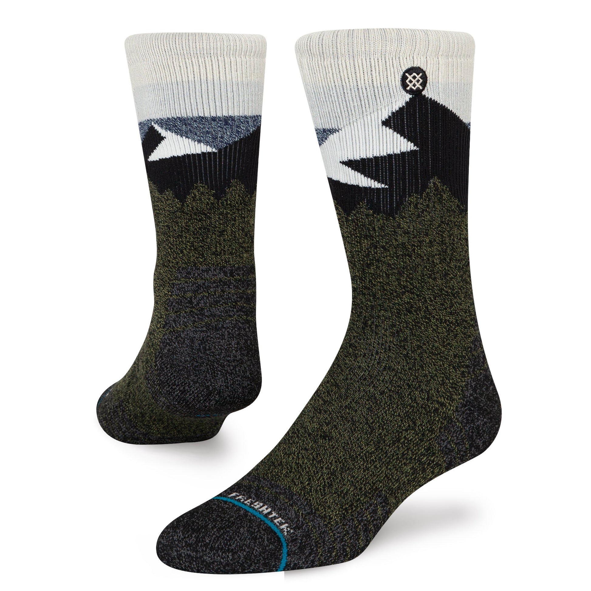 Stance Divided Crew Socken Blau