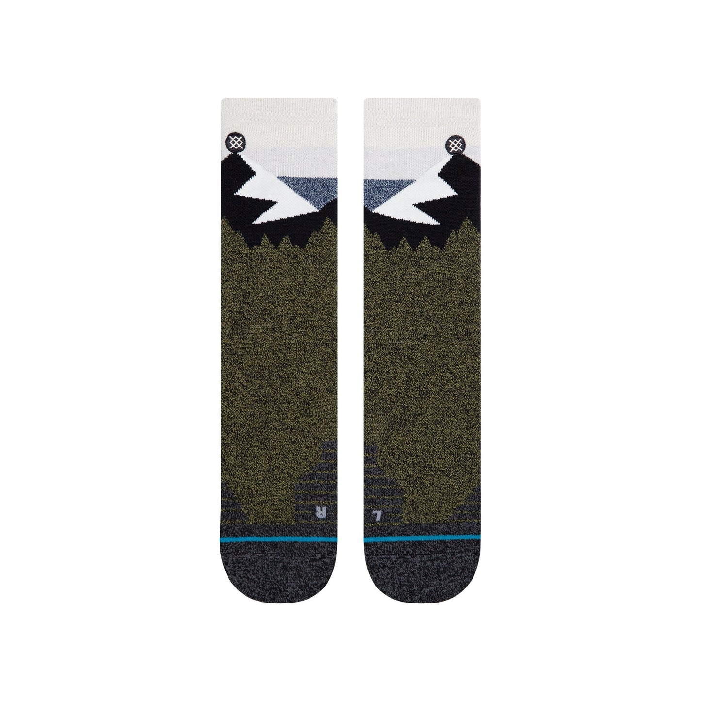 Stance Divided Crew Socken Blau