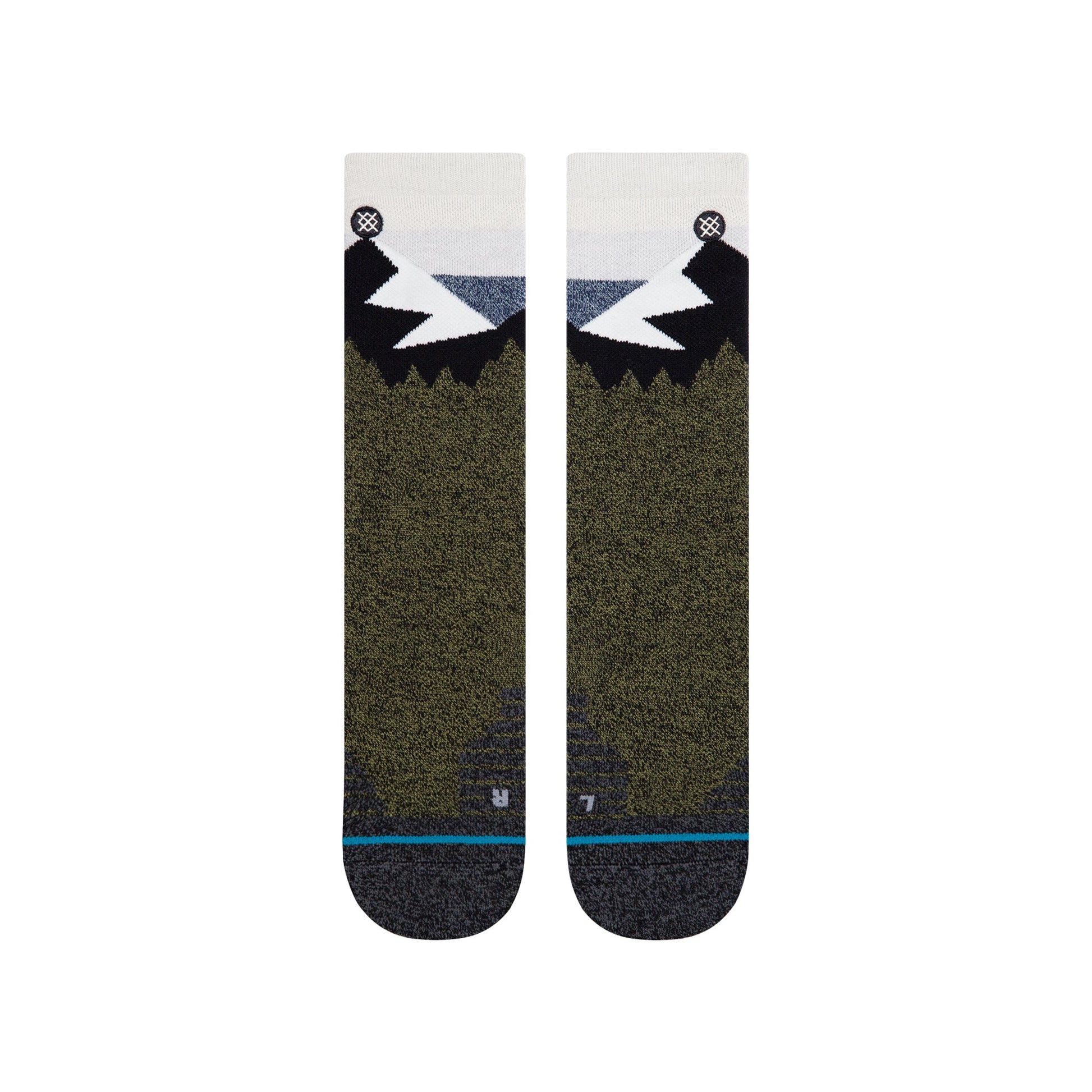 Stance Divided Crew Socken Blau