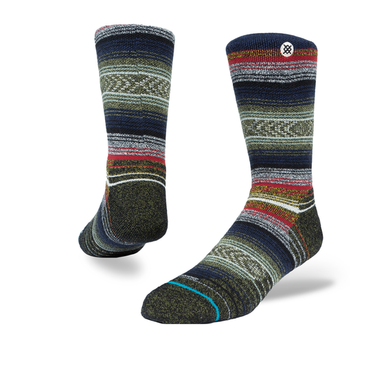 Stance Windy Peaks Crew Socken Schwarz