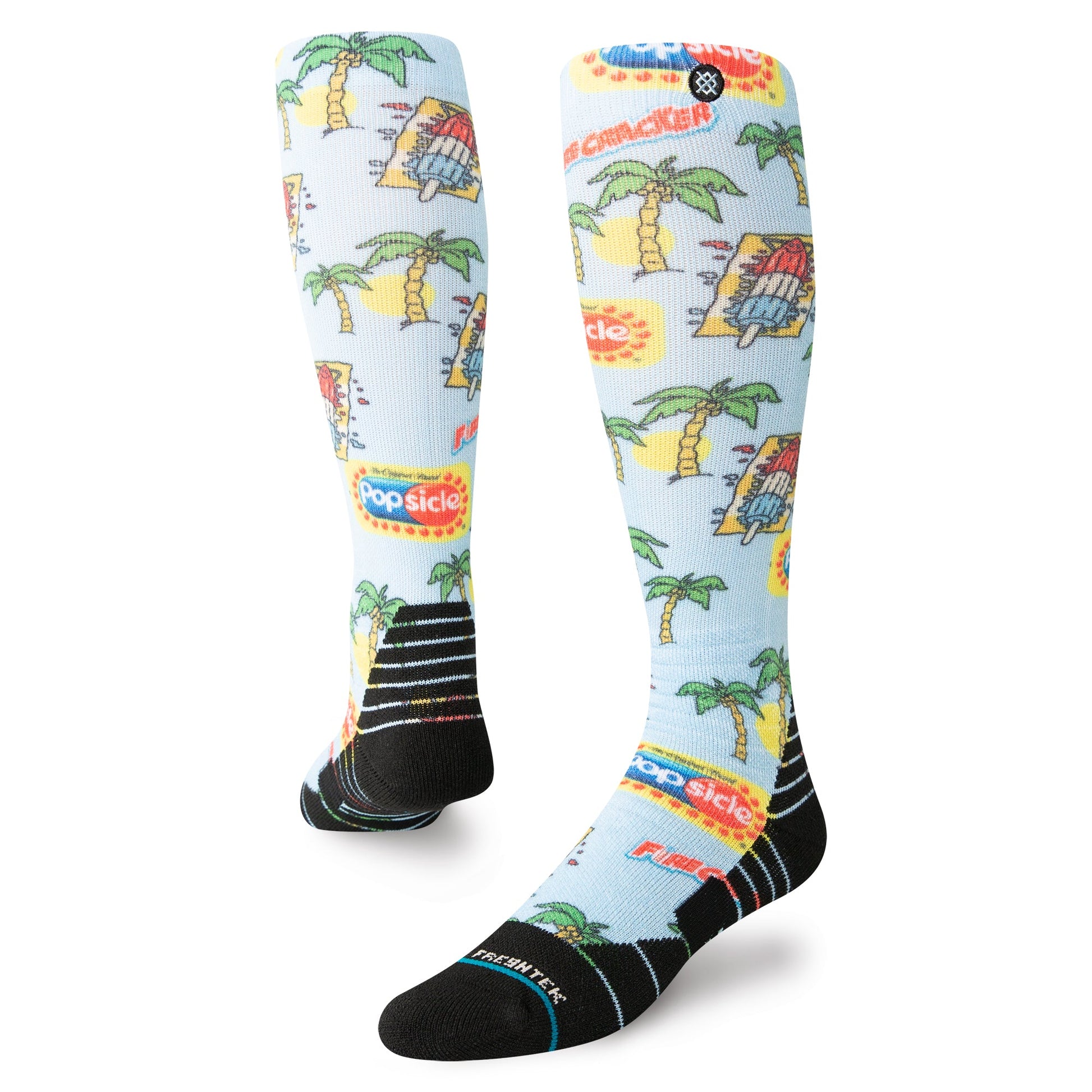 Stance Pops Snow Over The Calf Socken Hellblau