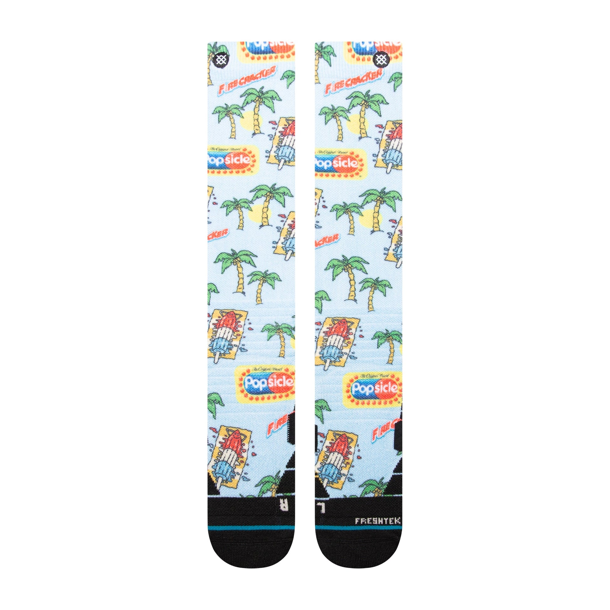 Stance Pops Snow Over The Calf Socken Hellblau