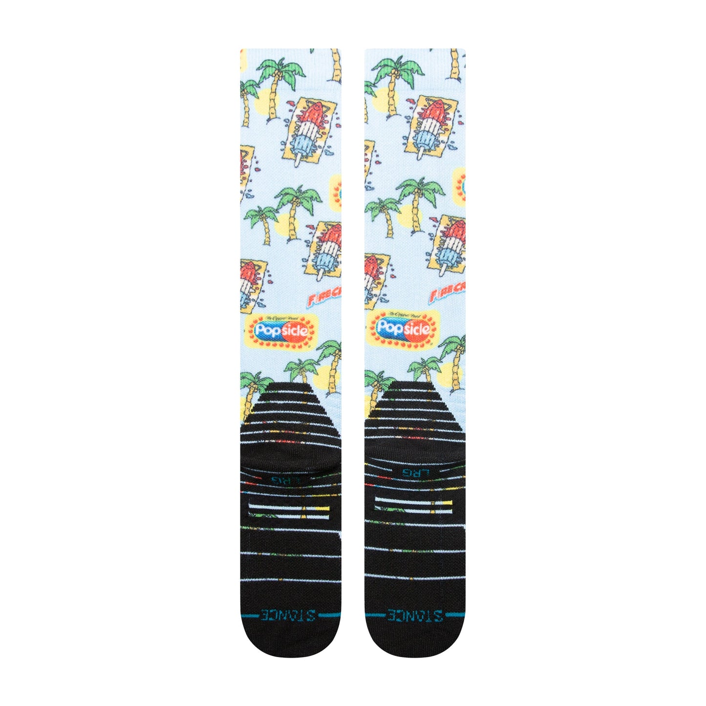 Stance Pops Snow Over The Calf Socken Hellblau