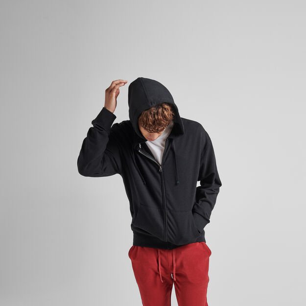 Stance Shelter Reissverschluss Hoodie Schwarz