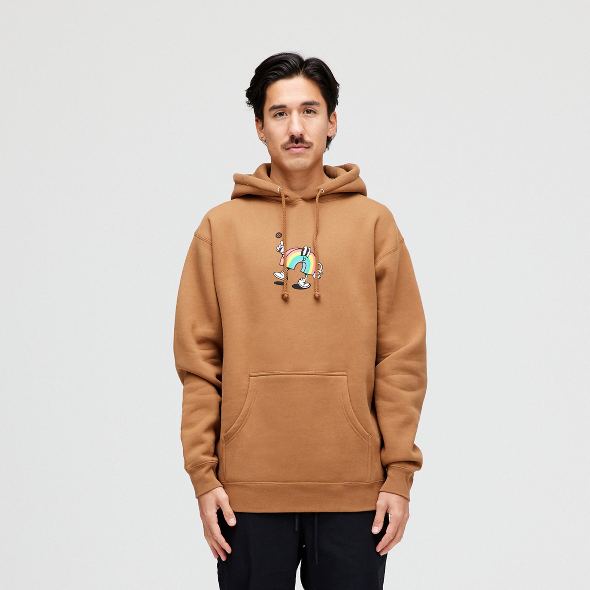 Stance Coin Flip Hoodie Saddle |model