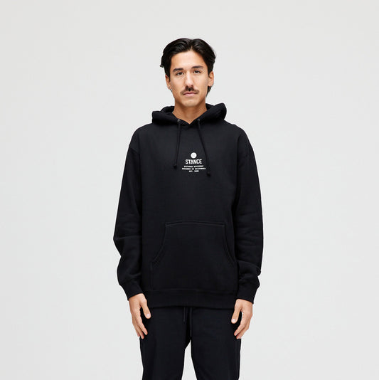 Stance Established Hoodie Schwarz |model