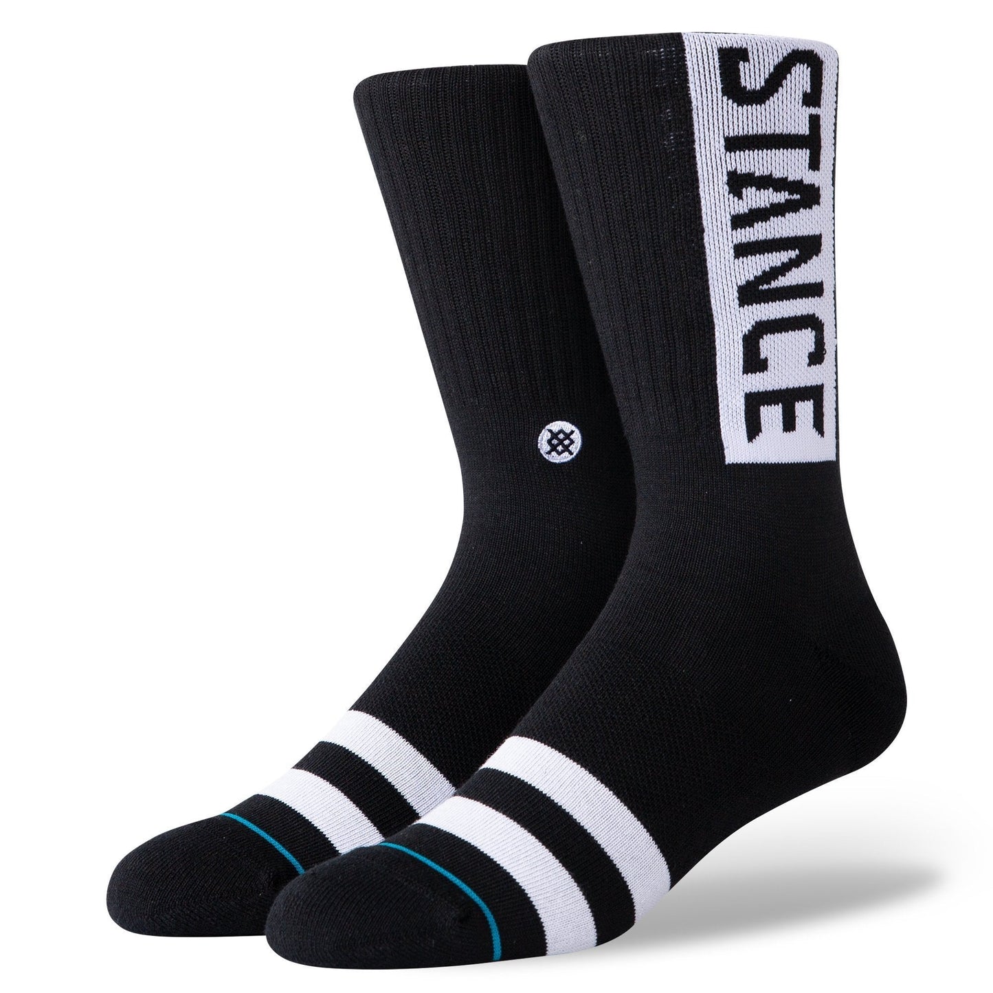 Stance OG Crew Socken 6er Pack Schwarz