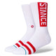 Stance OG Crew Socken Weiß/Rot