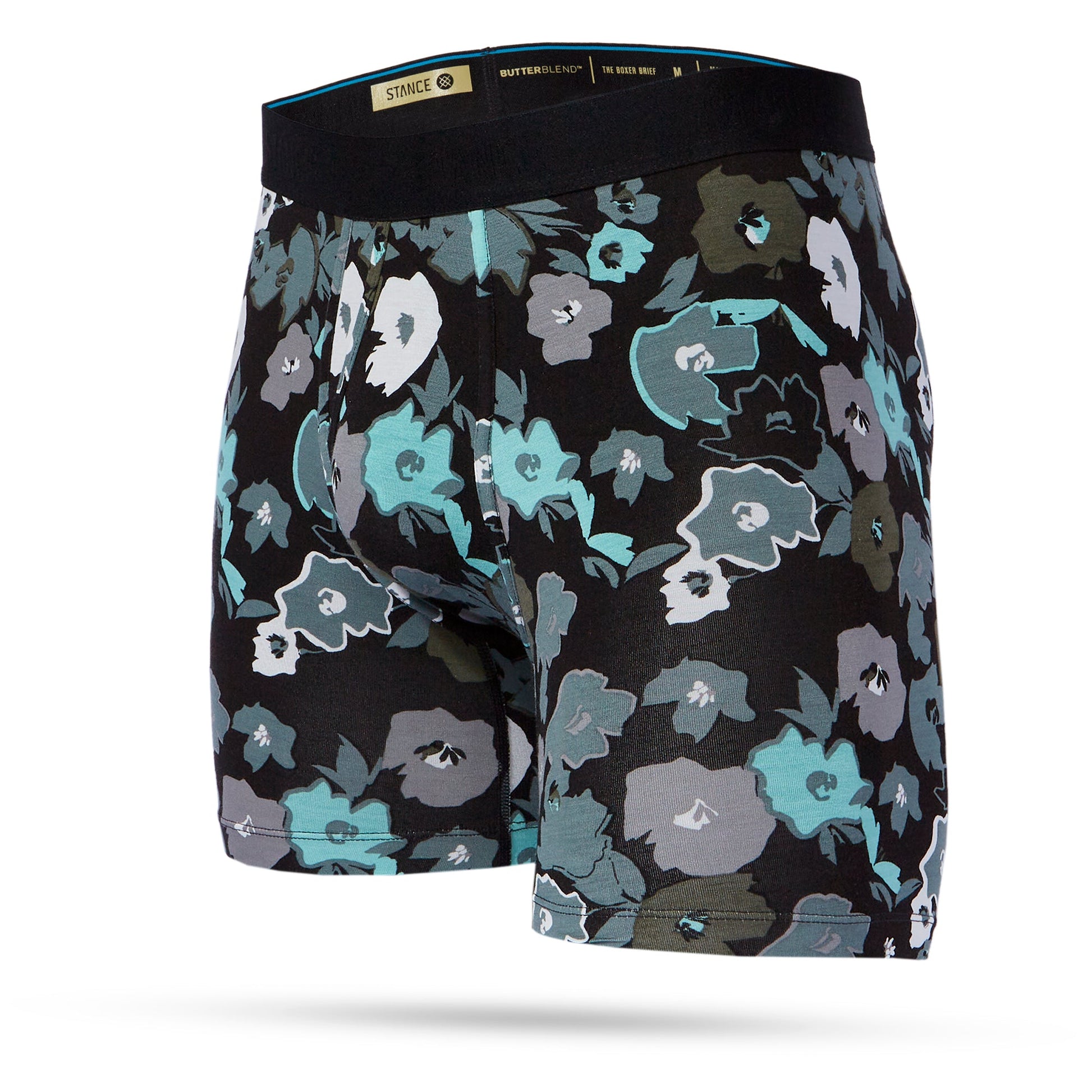 Stance Flower Beds Boxer Brief Wholester Schwarz