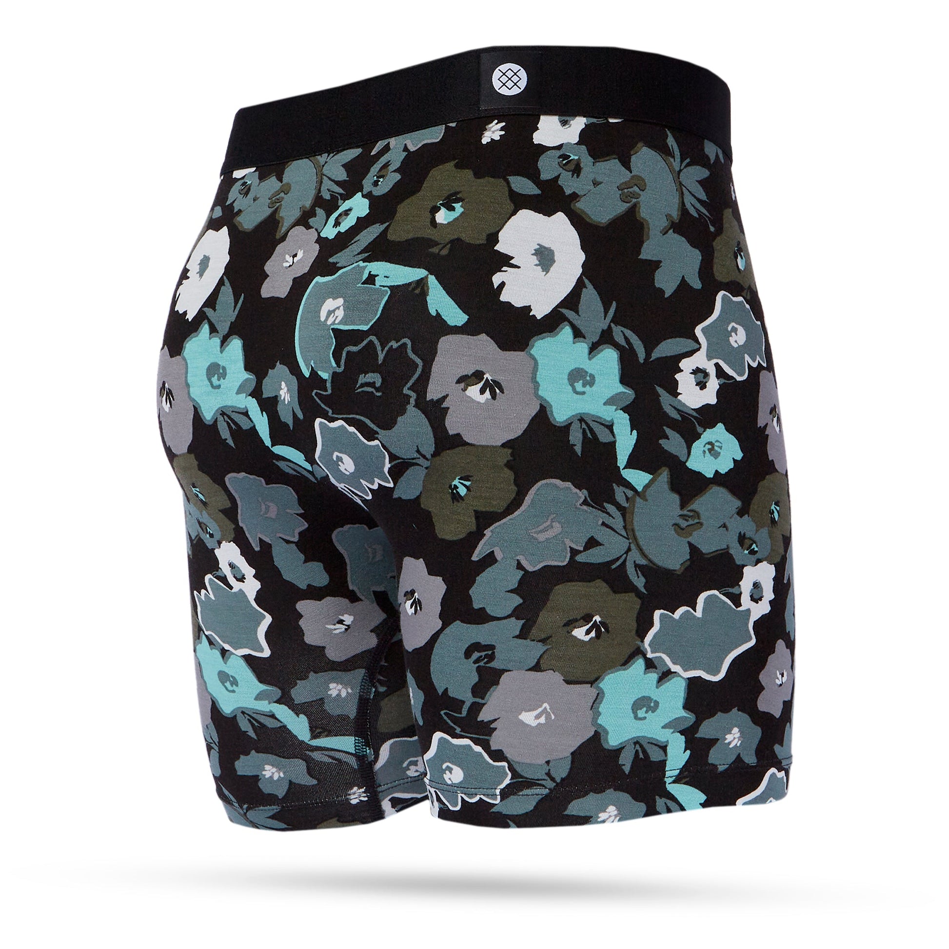 Stance Flower Beds Boxer Brief Wholester Schwarz