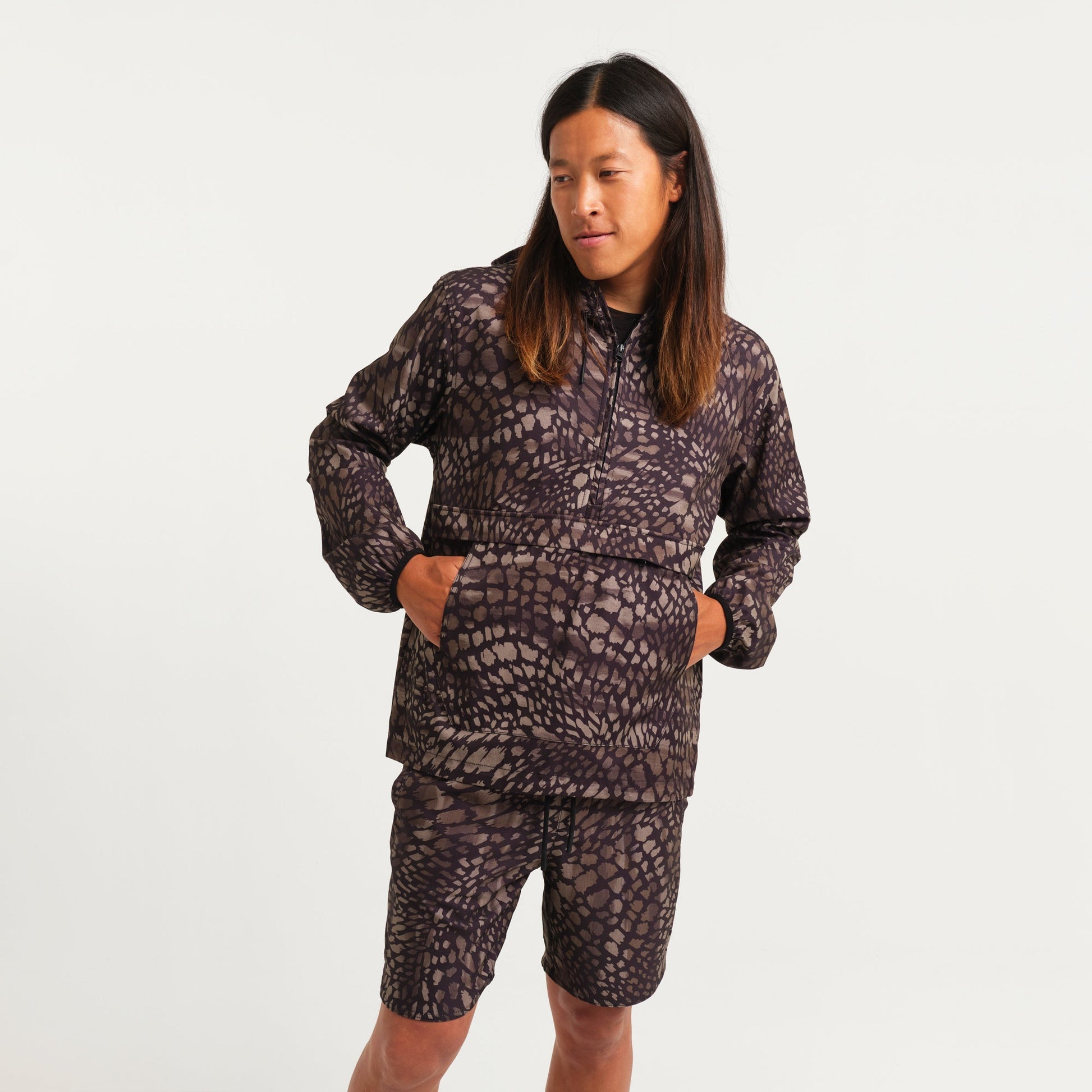 Stance Complex Anorak Dunkelgrün |model