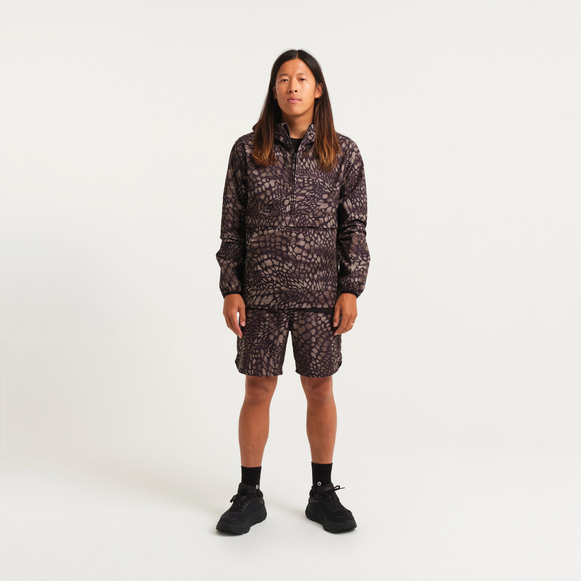Stance Complex Anorak Dark Green |model