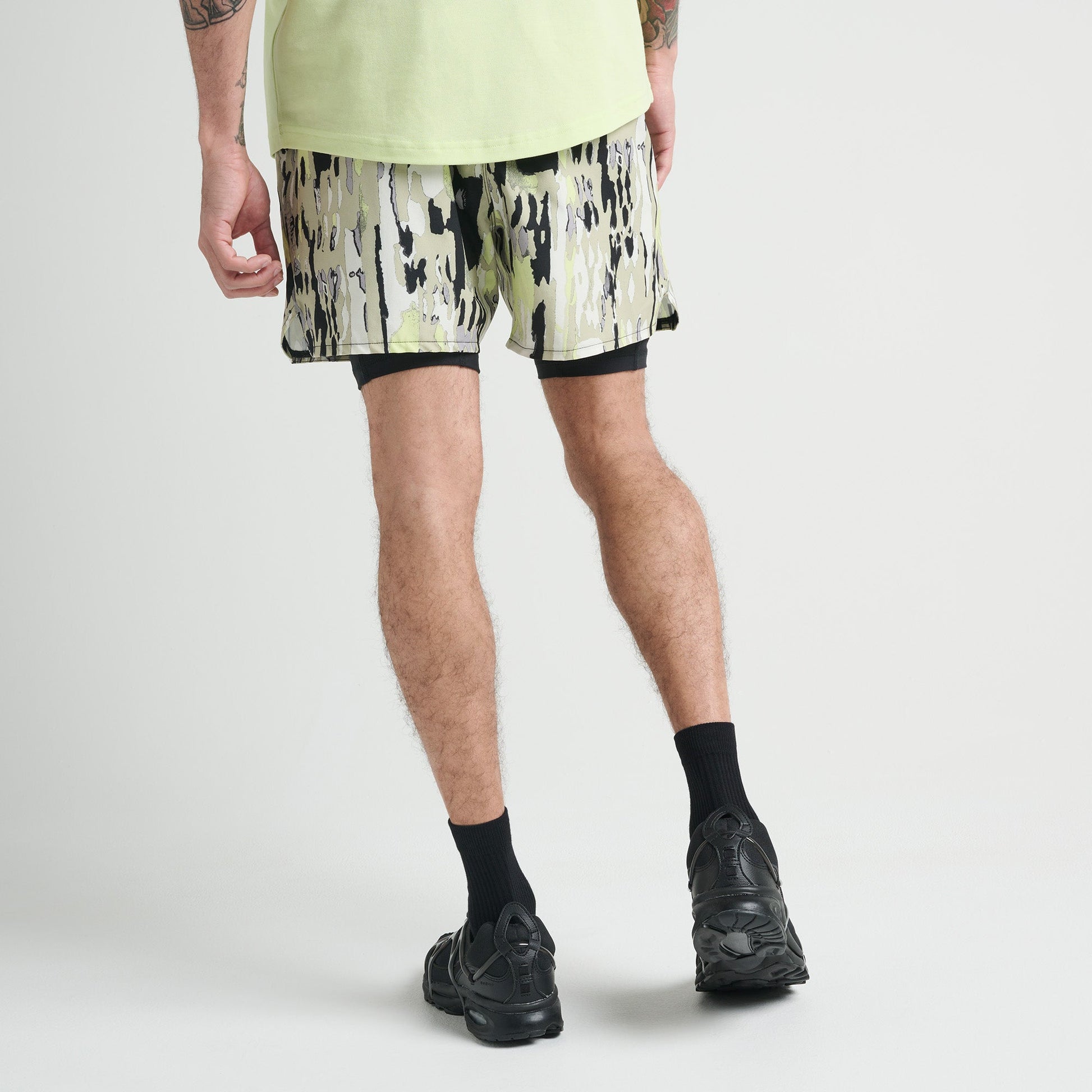 Stance Flux Performance Shorts Mit Fütterung Grüne Camouflage |model