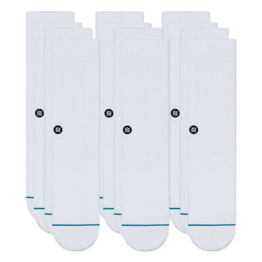 Stance Icon Crew Socken 6Er Pack Weiß