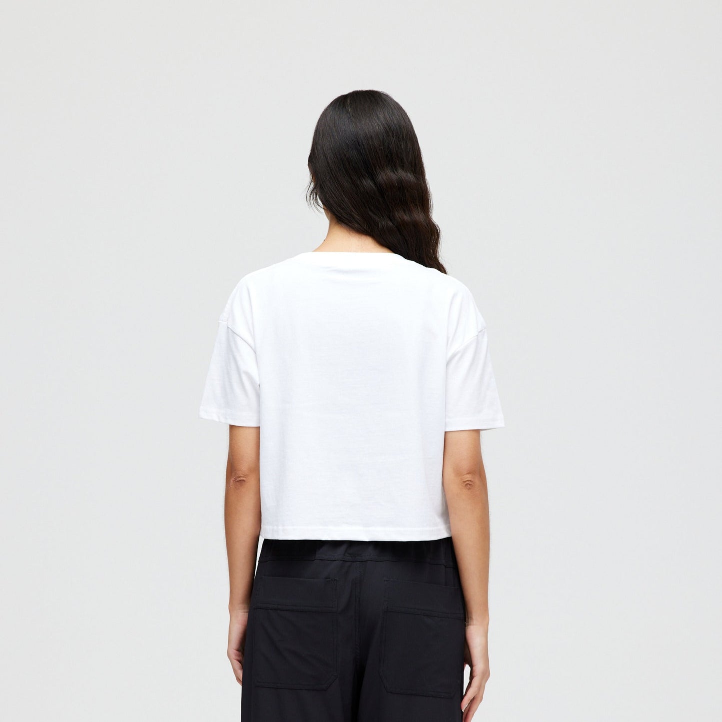 Stance Bring Me Flowers Crop T-Shirt Für Damen Weiss |model