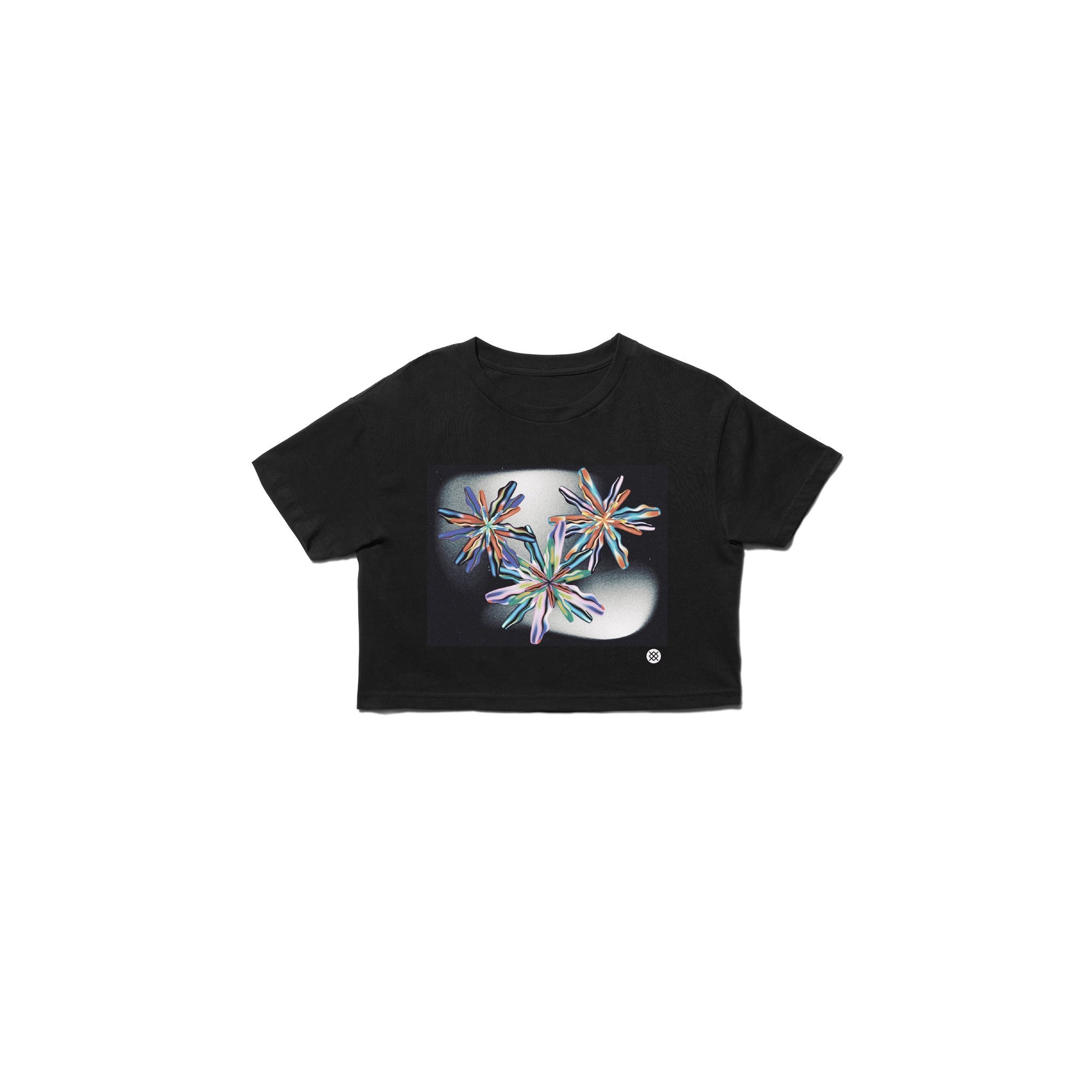 Stance Bring Me Flowers Crop T-Shirt Für Damen Schwarz