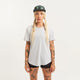 Stance Get Set Performance T-Shirt Für Damen Heather Stone |model