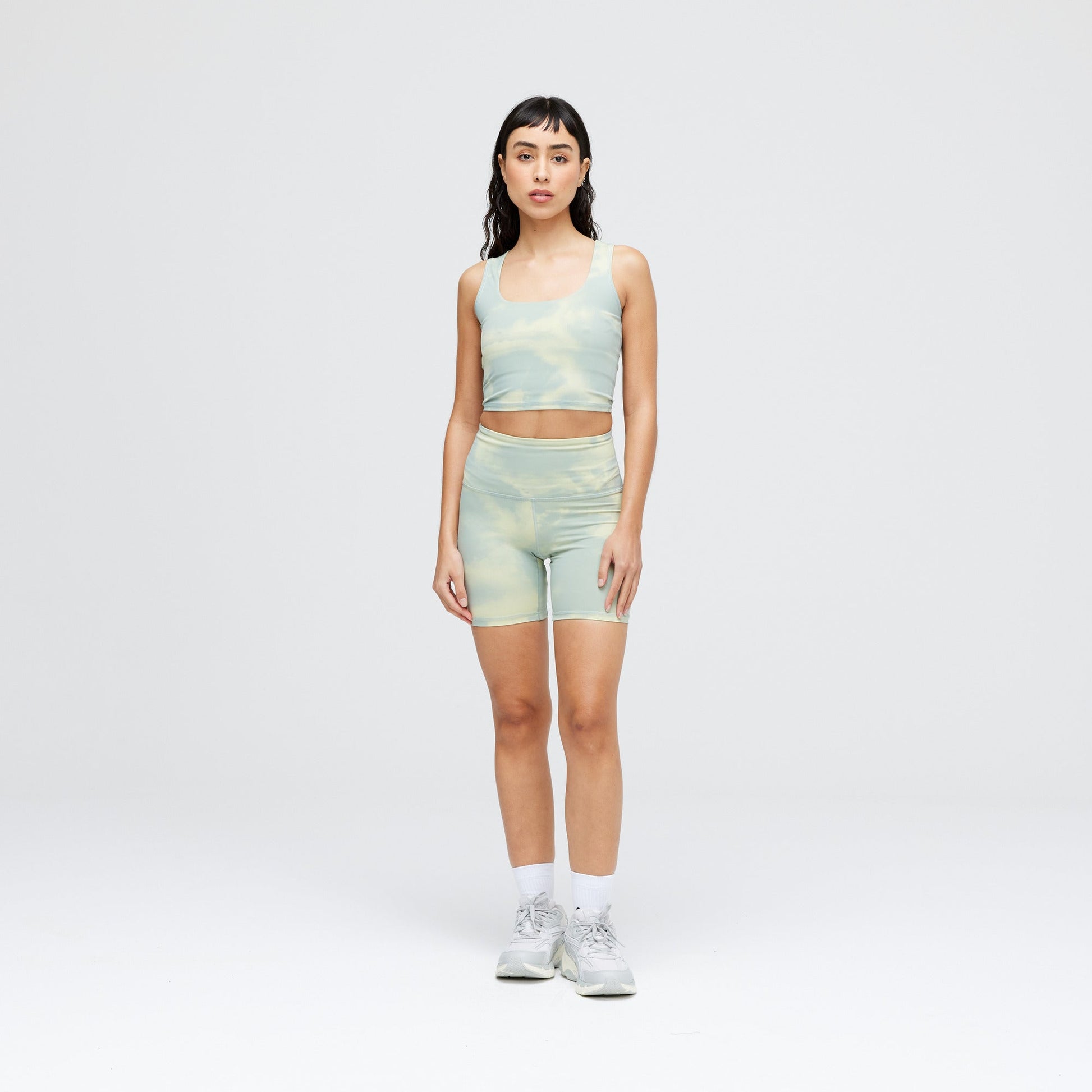 Stance Happenings Bike Shorts Für Damen Batikdruck In Blau |model