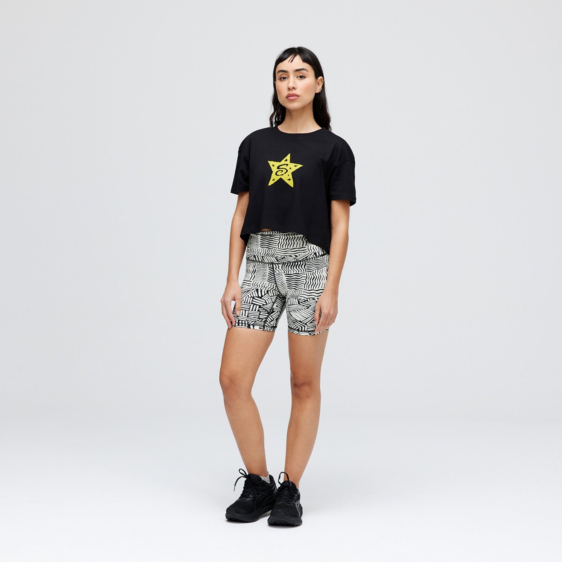 Stance Happenings Bike Shorts Für Damen Off Weiss |model