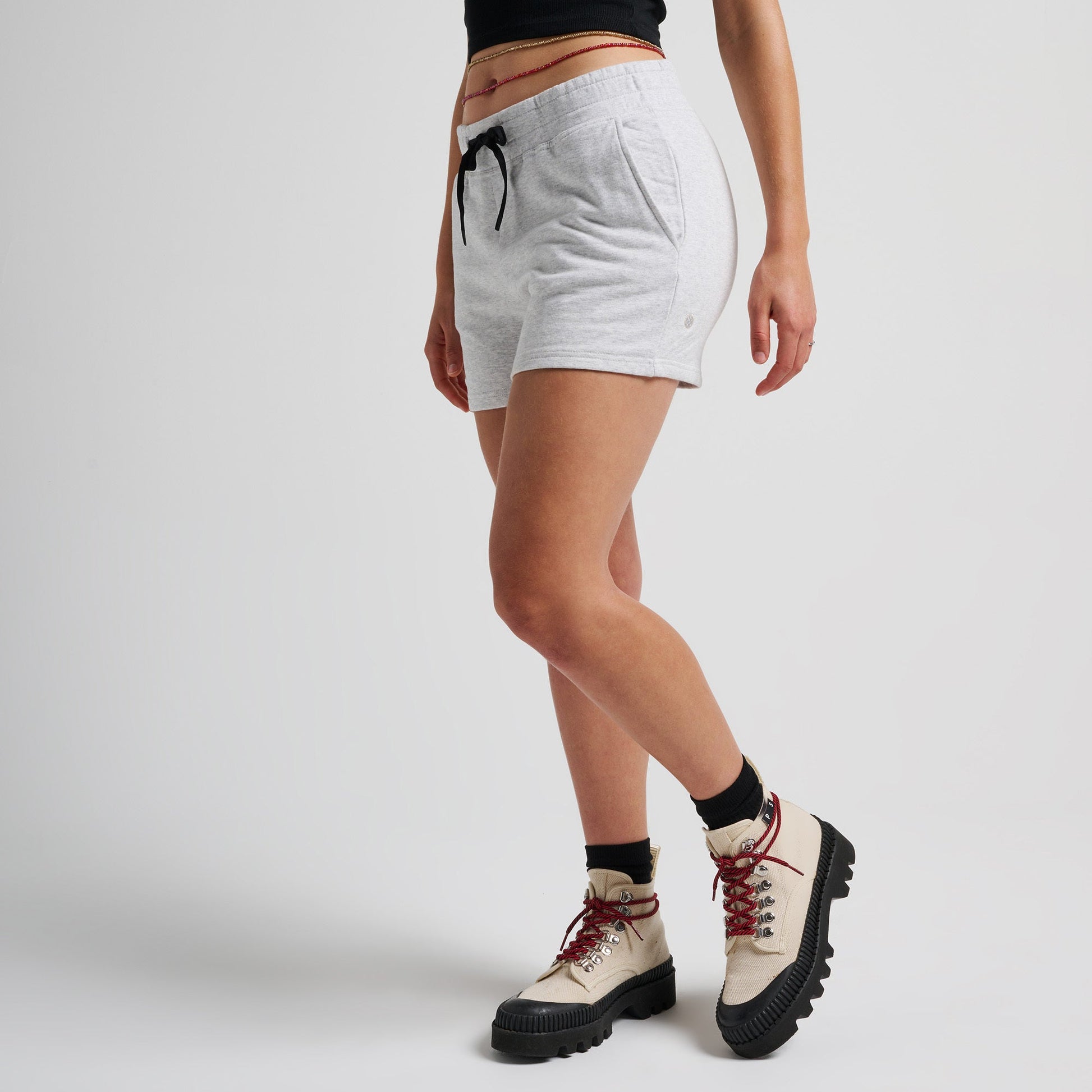 Stance Shelter Shorts Fur Damen Beige Meliert |model