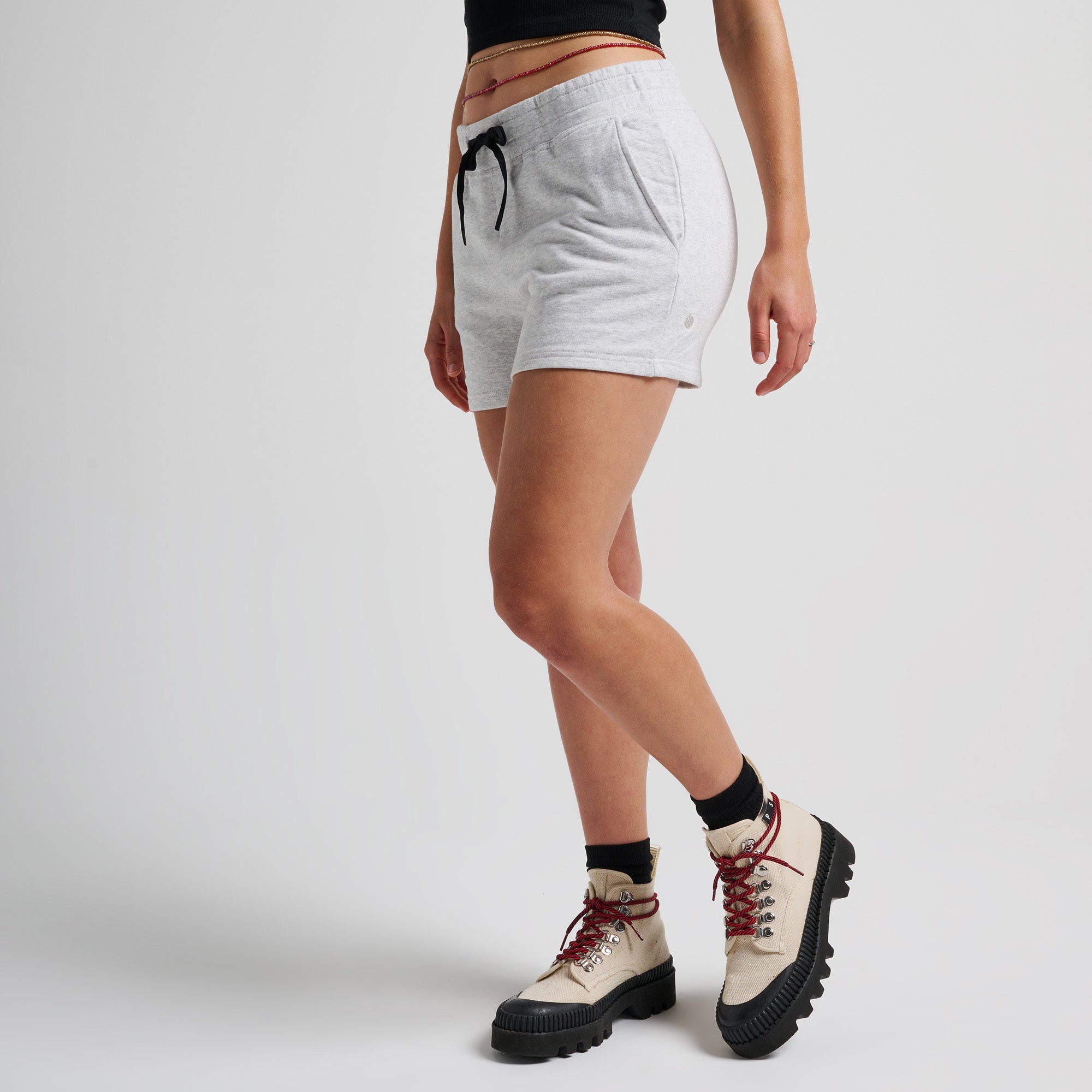 Stance Women's Shelter Short Heather Stone |model