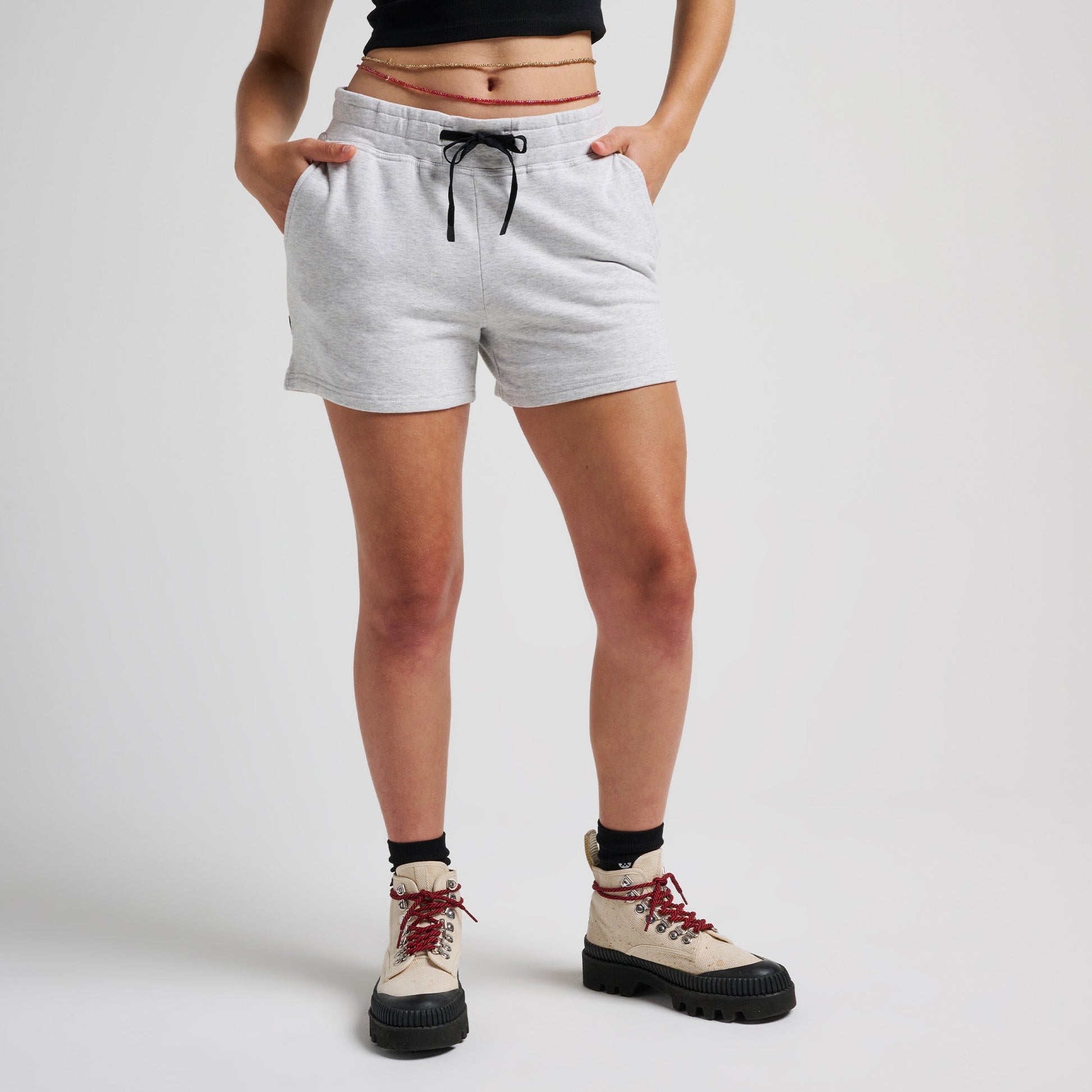 Stance Shelter Shorts Fur Damen Beige Meliert |model